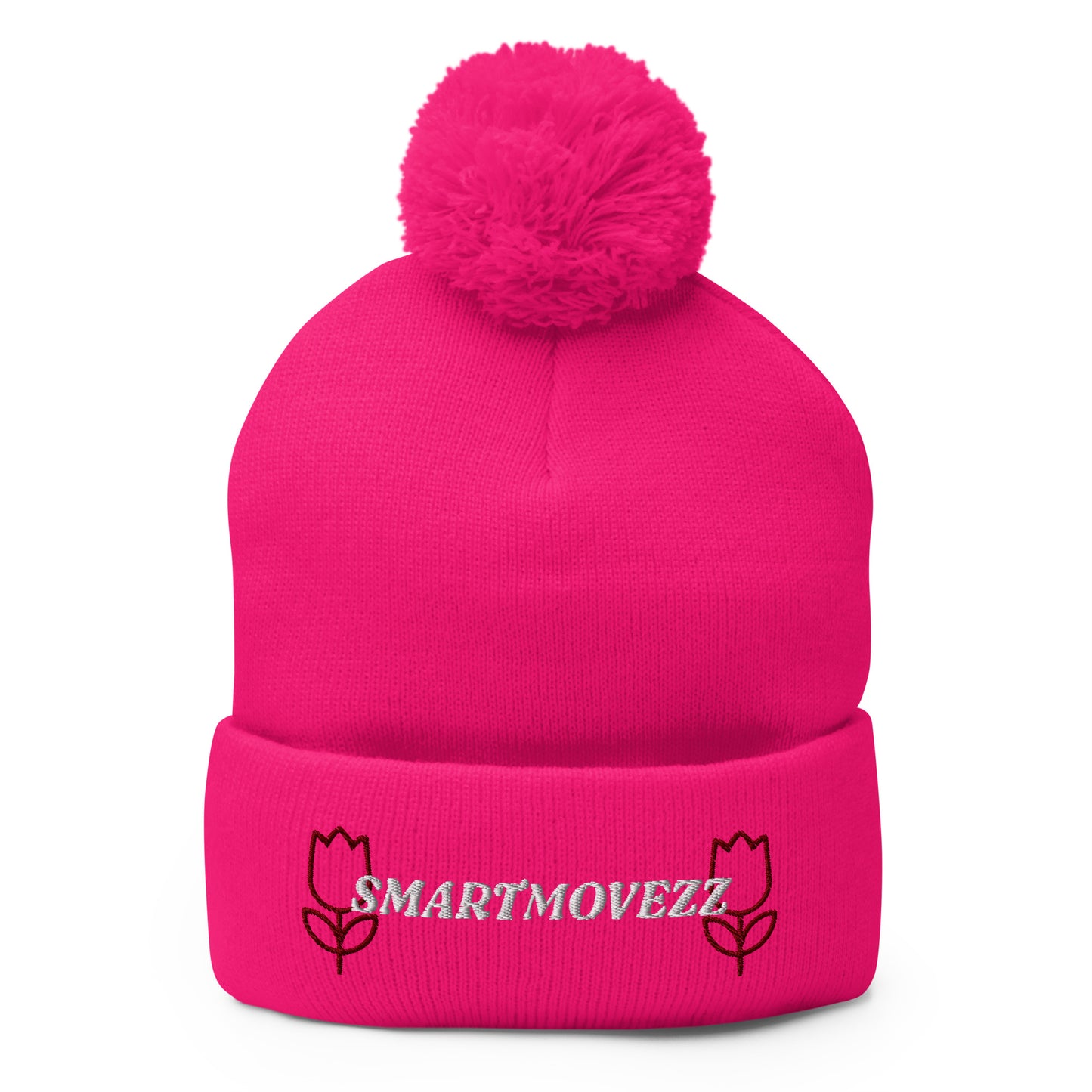 Rose S Pom-Pom Beanie