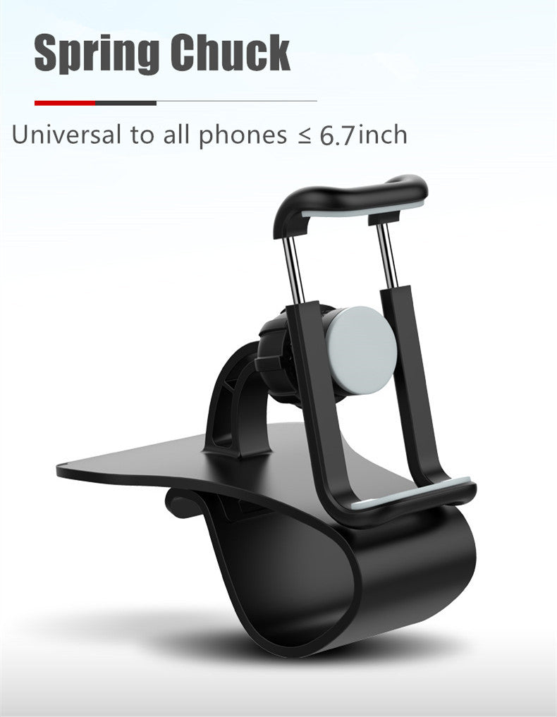 Dashboard Car Phone Holder - Clip Mount For iPhone X Samsung