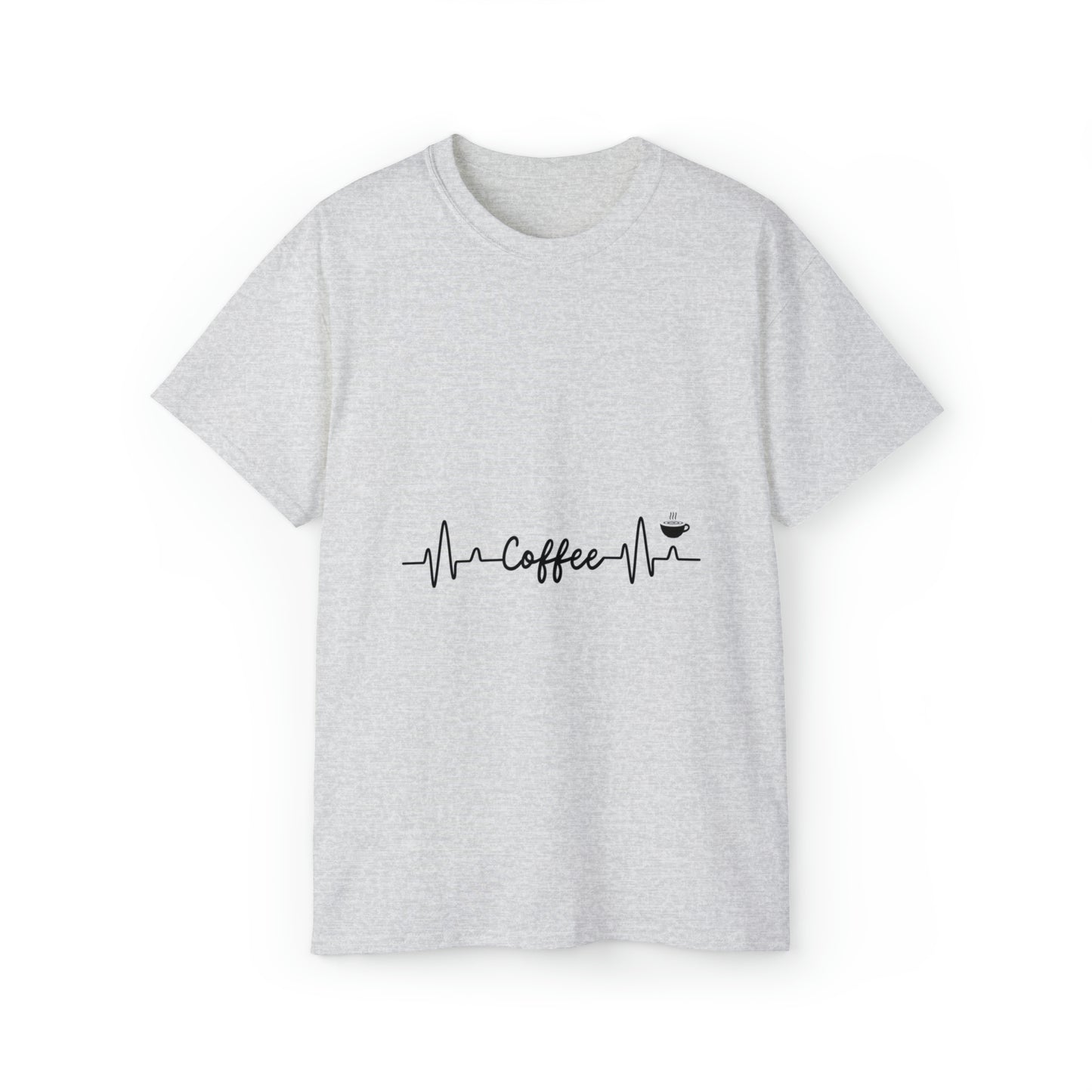 Coffee Heart Beat Ultra Cotton Tee