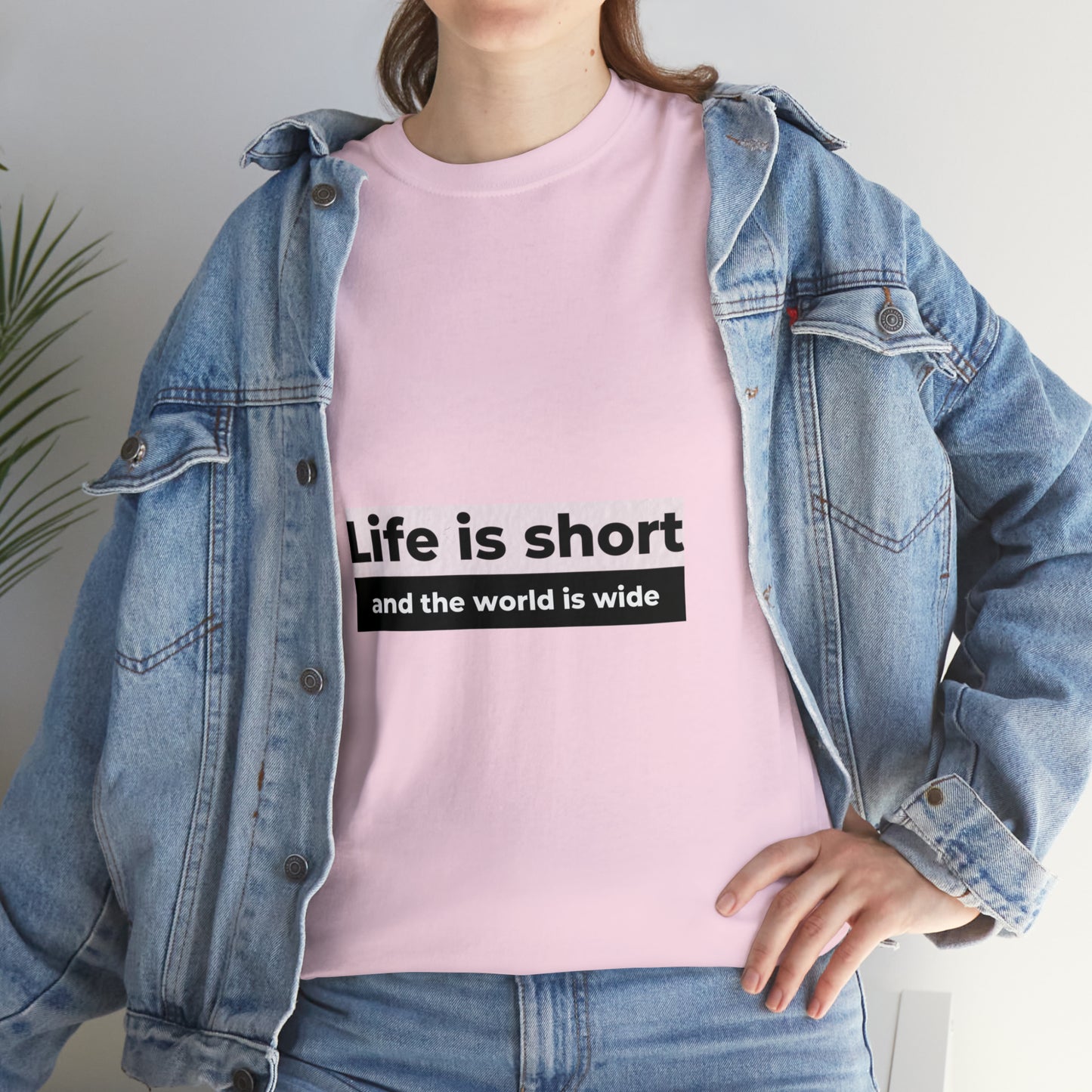 Life is Short Heavy Cotton Tee