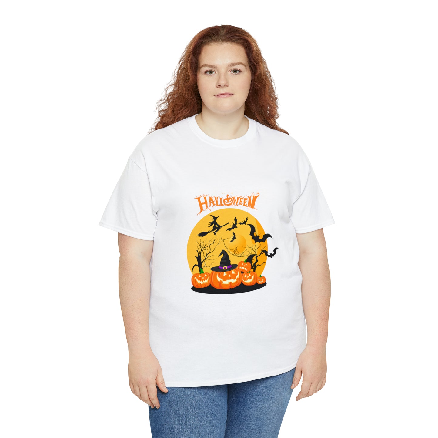 Halloween Pumpkin's Heavy Cotton Tee