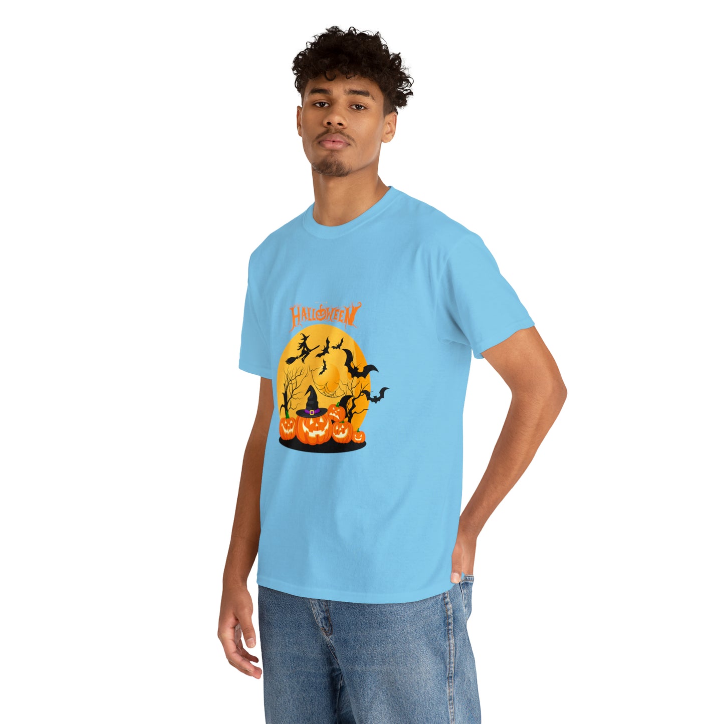 Halloween Pumpkin's Heavy Cotton Tee