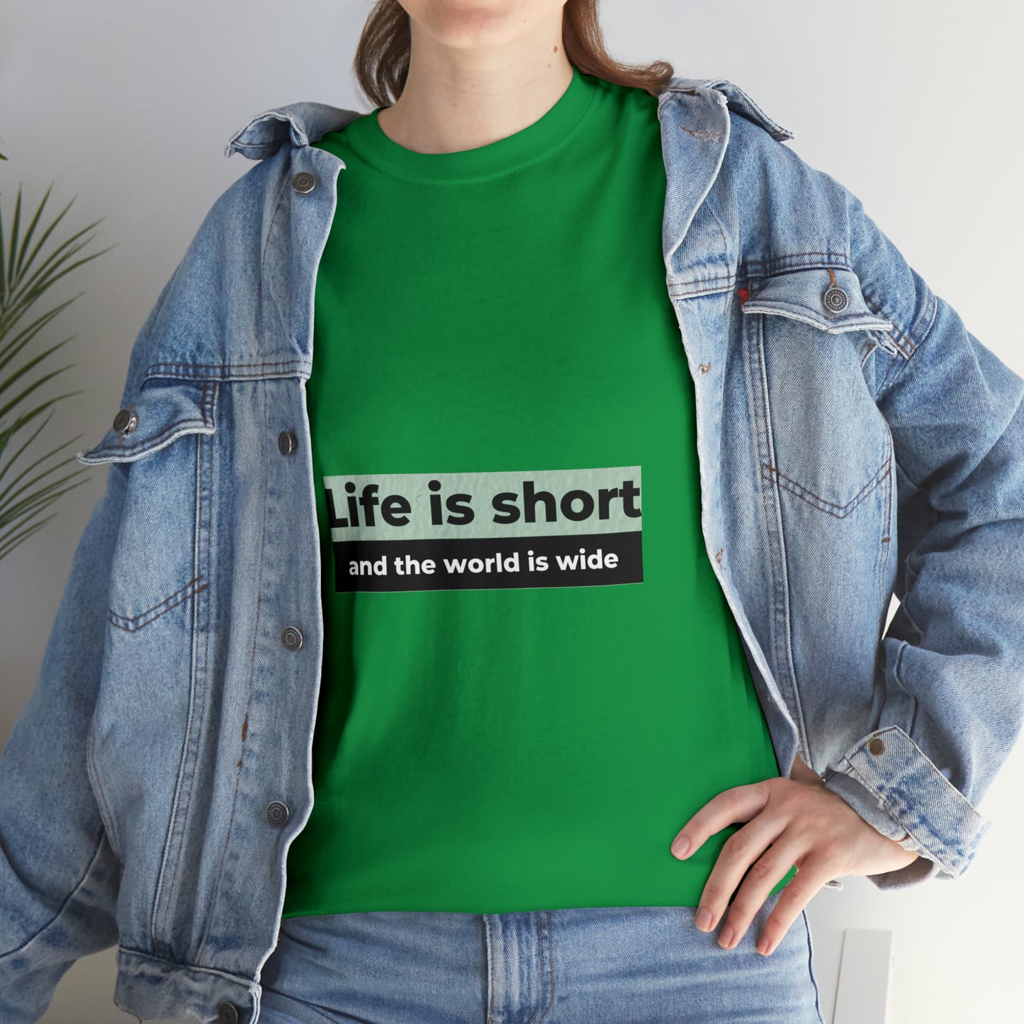 Life is Short Heavy Cotton Tee