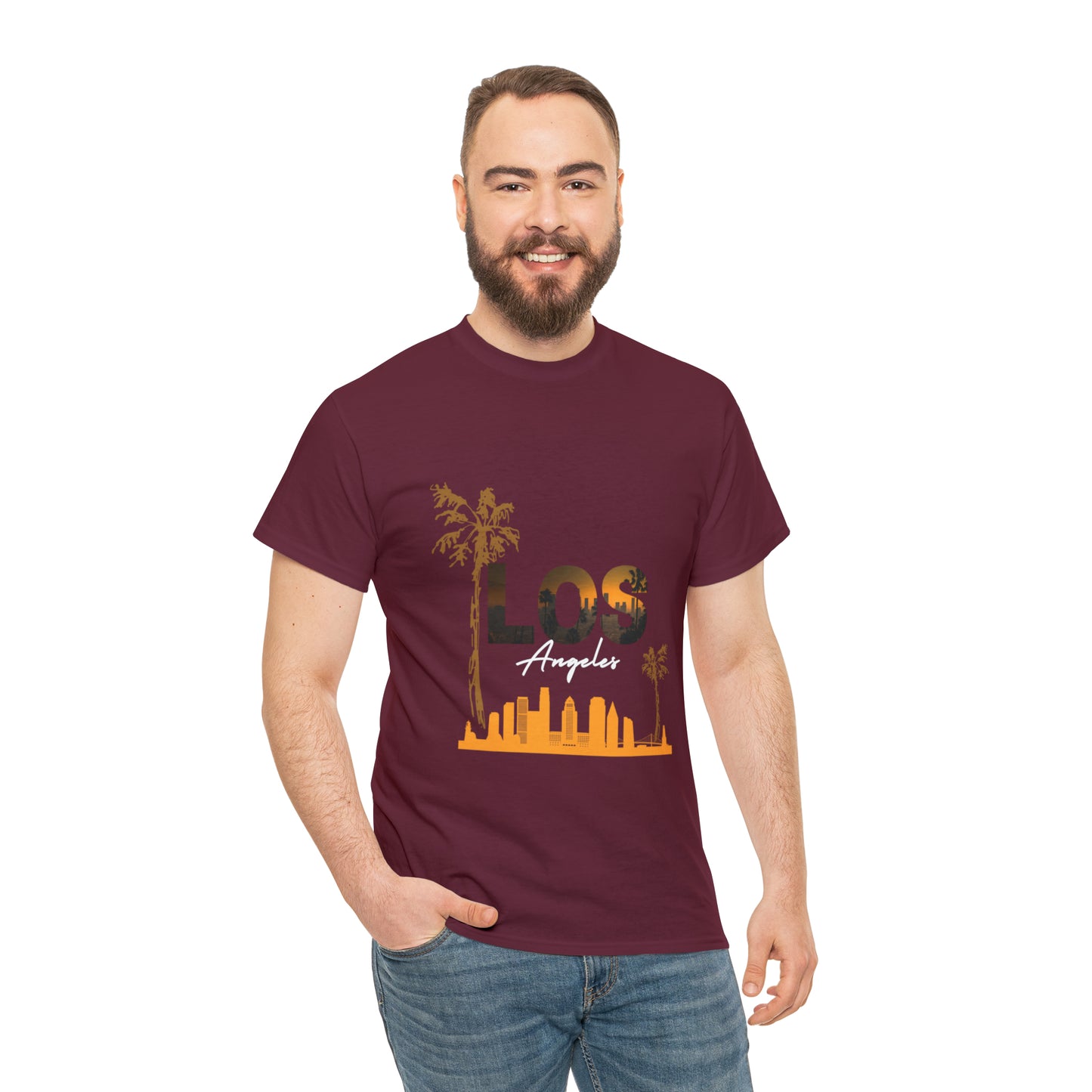 Los Angeles City Heavy Cotton Tee