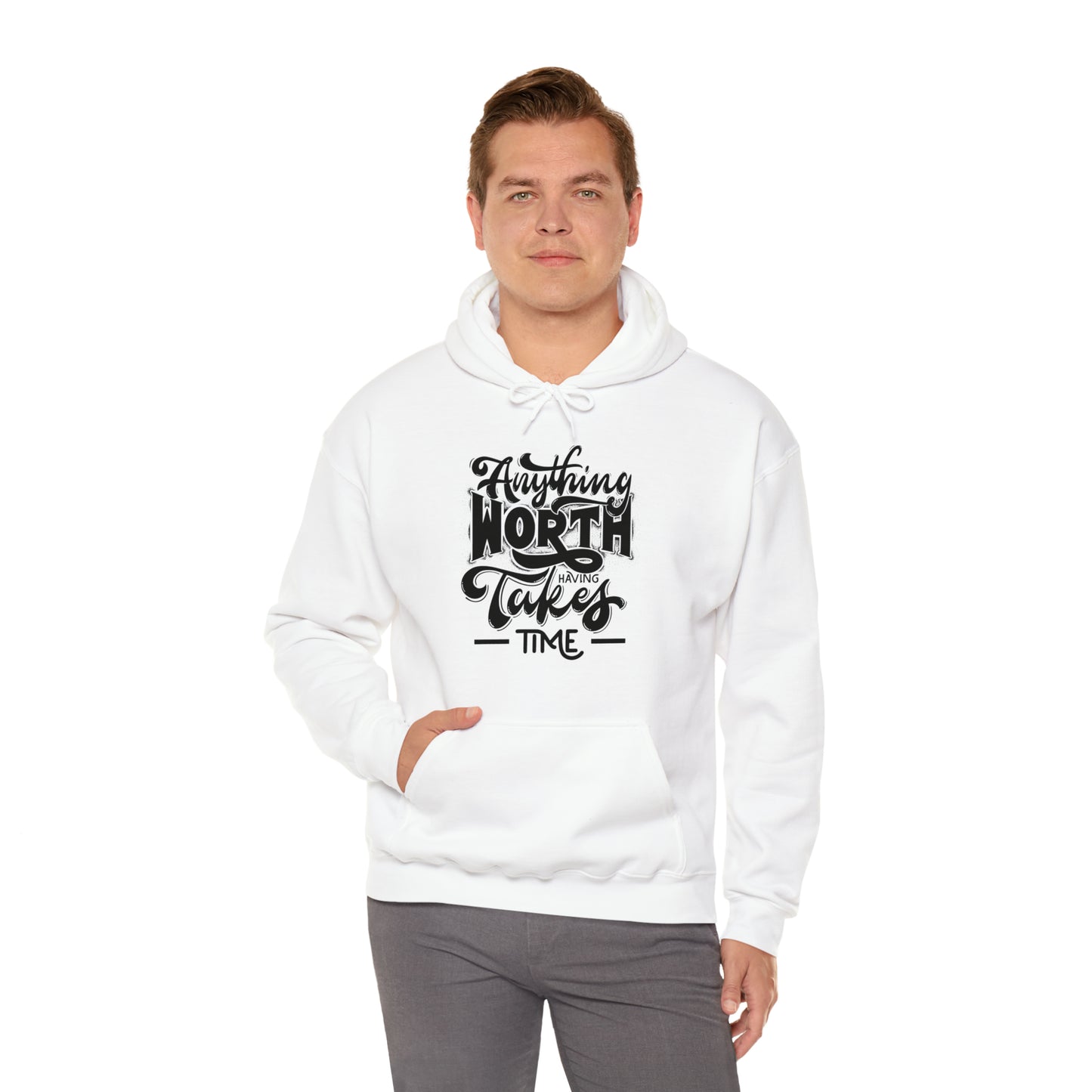 Anything Worth Heavy Blend™ Hooded Sweatshirt