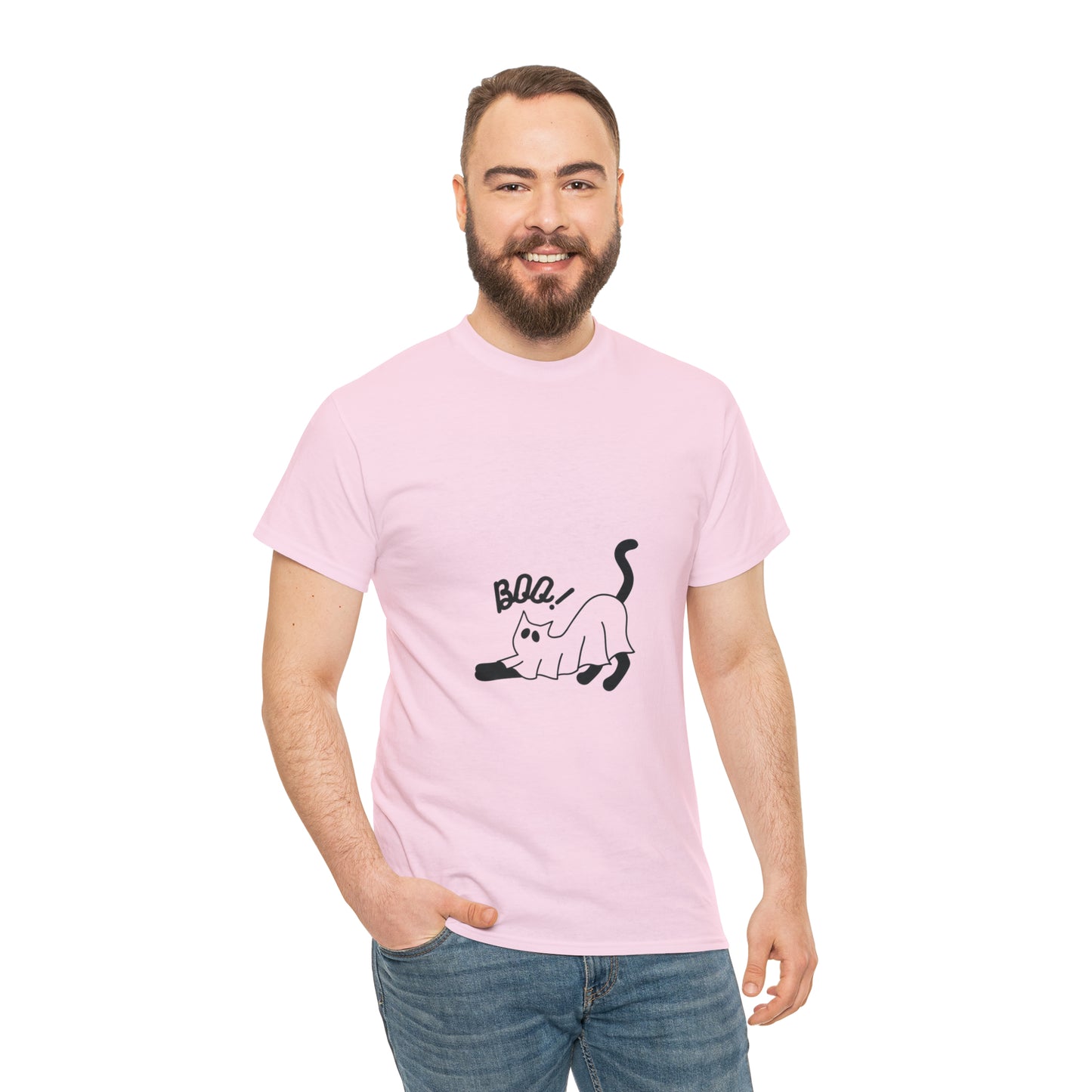 Boo Kitty Heavy Cotton Tee