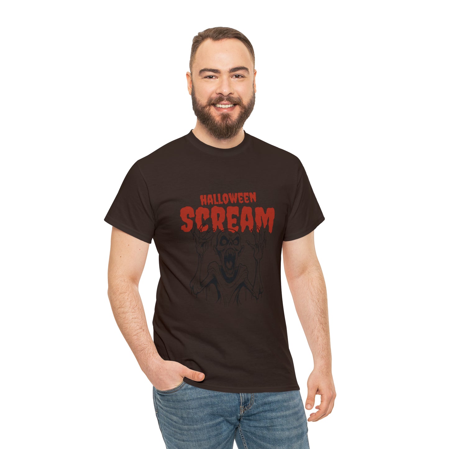 Halloween Scream Heavy Cotton Tee