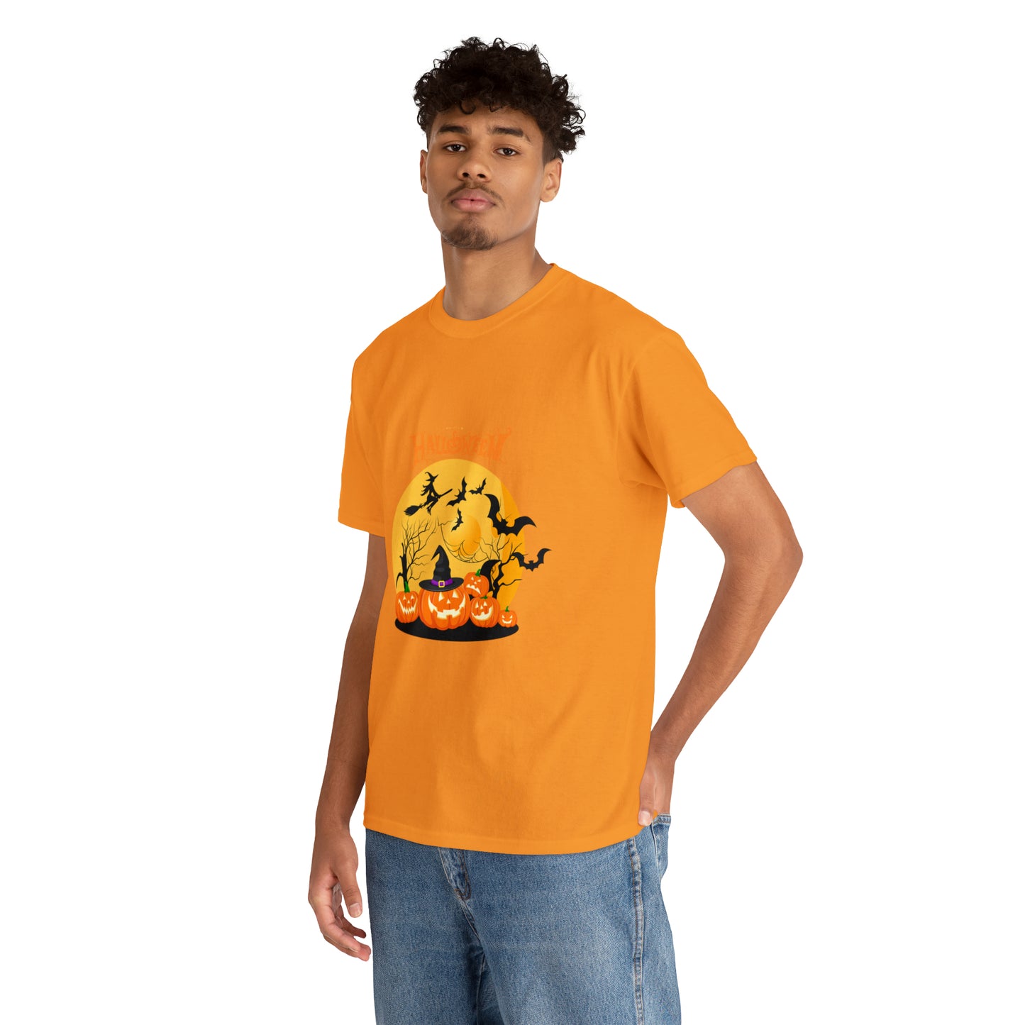 Halloween Pumpkin's Heavy Cotton Tee