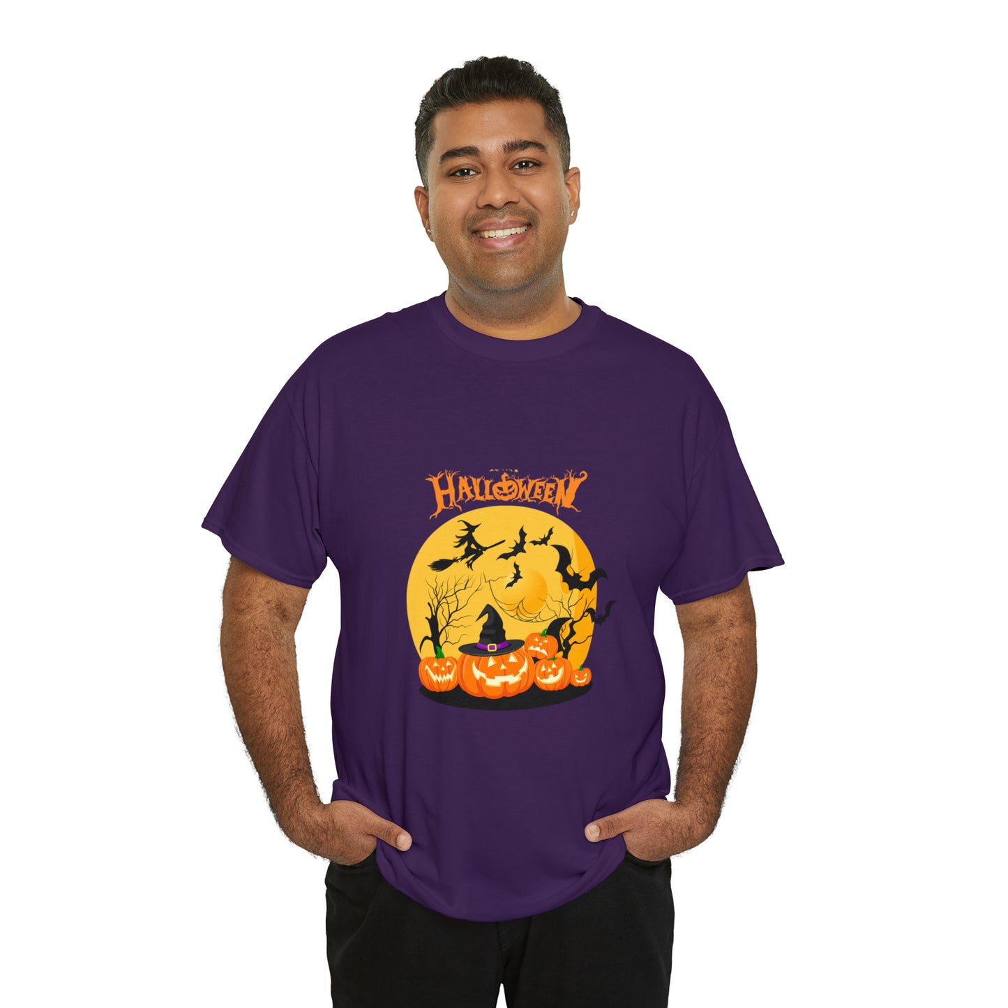 Halloween Pumpkin's Heavy Cotton Tee