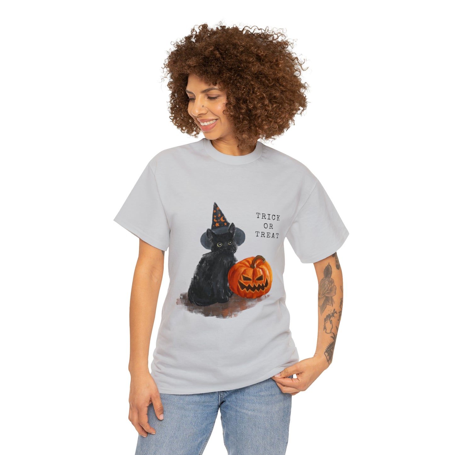 Boo Kitty Heavy Cotton Tee