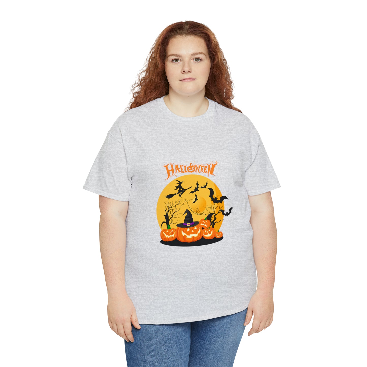 Halloween Pumpkin's Heavy Cotton Tee