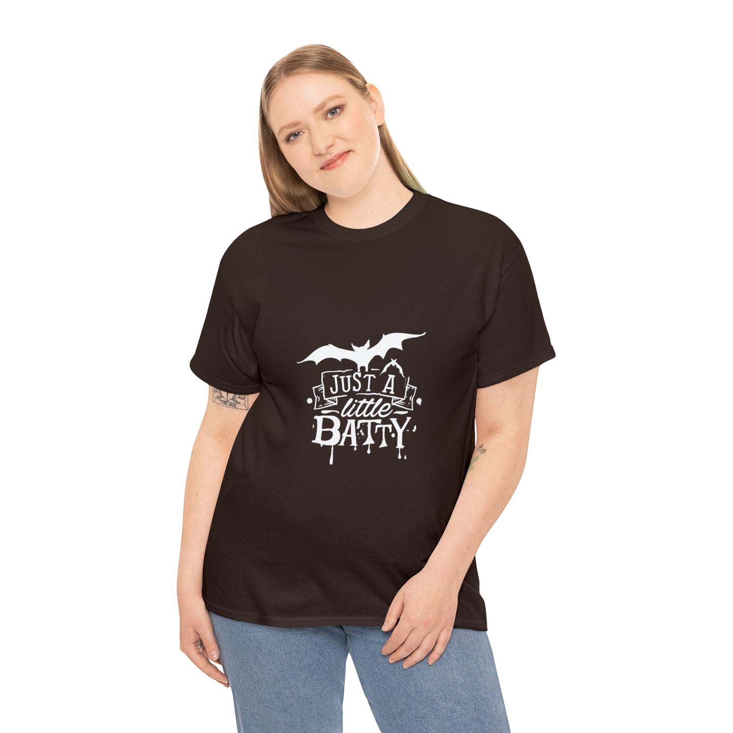 Just a Little Batty Heavy Cotton Tee