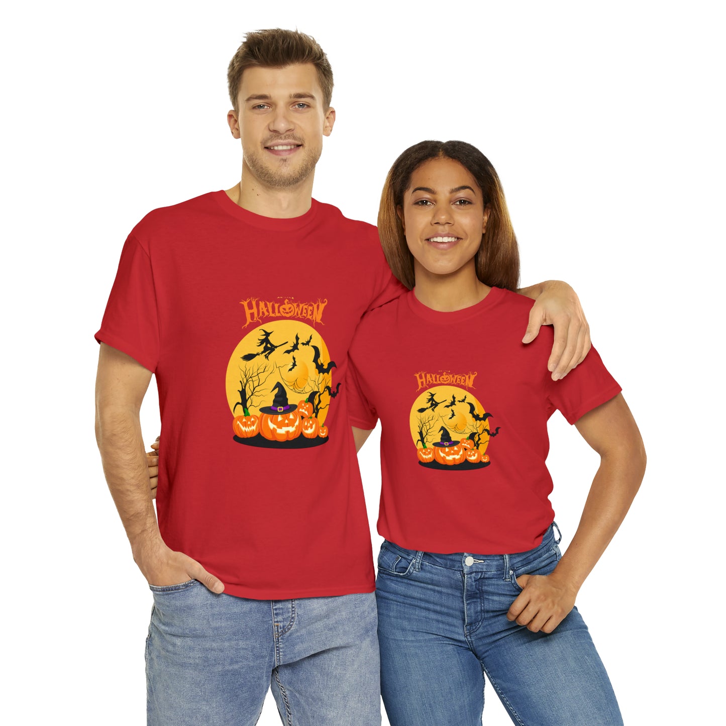 Halloween Pumpkin's Heavy Cotton Tee