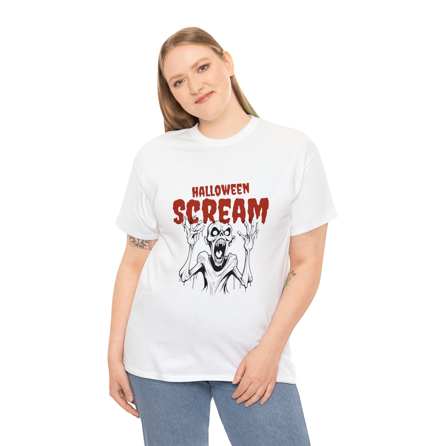 Halloween Scream Heavy Cotton Tee