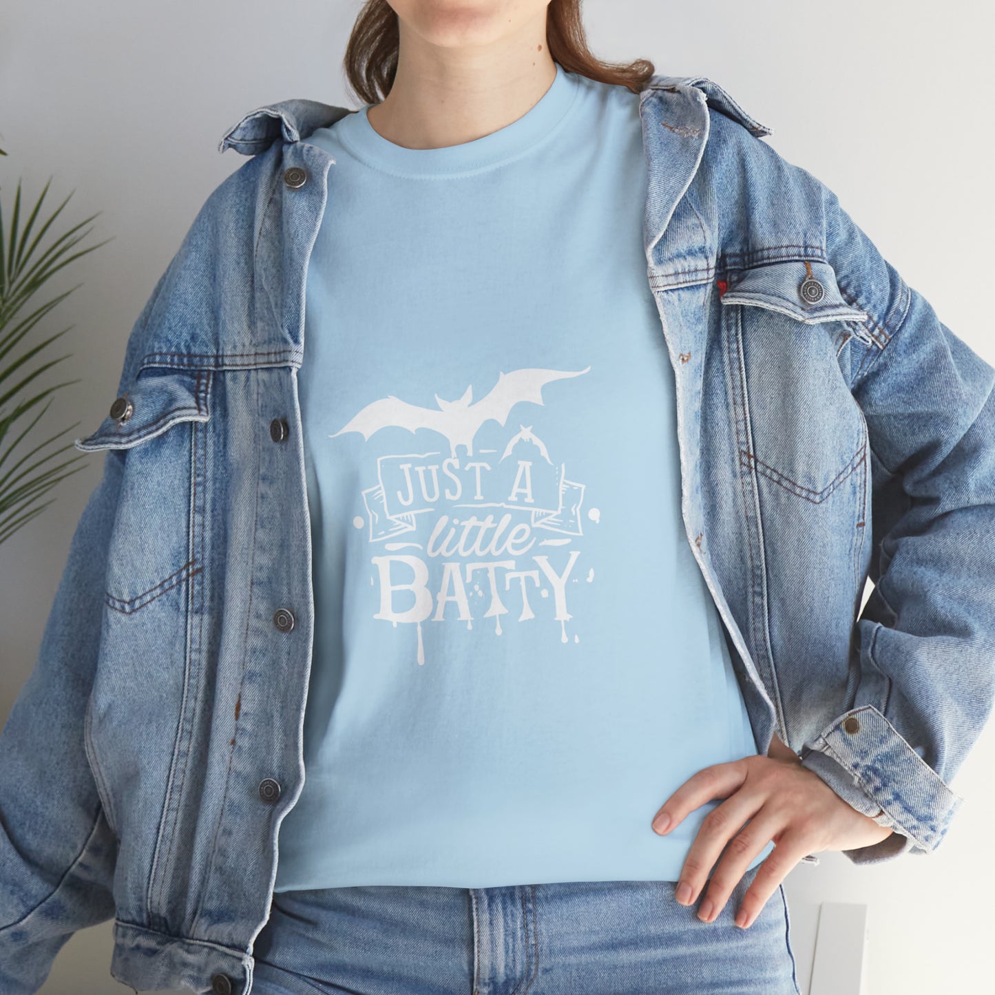 Just a Little Batty Heavy Cotton Tee