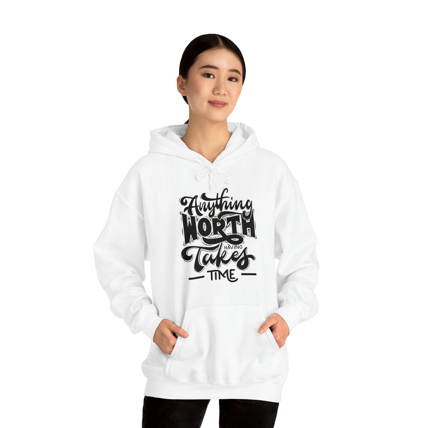 Anything Worth Heavy Blend™ Hooded Sweatshirt