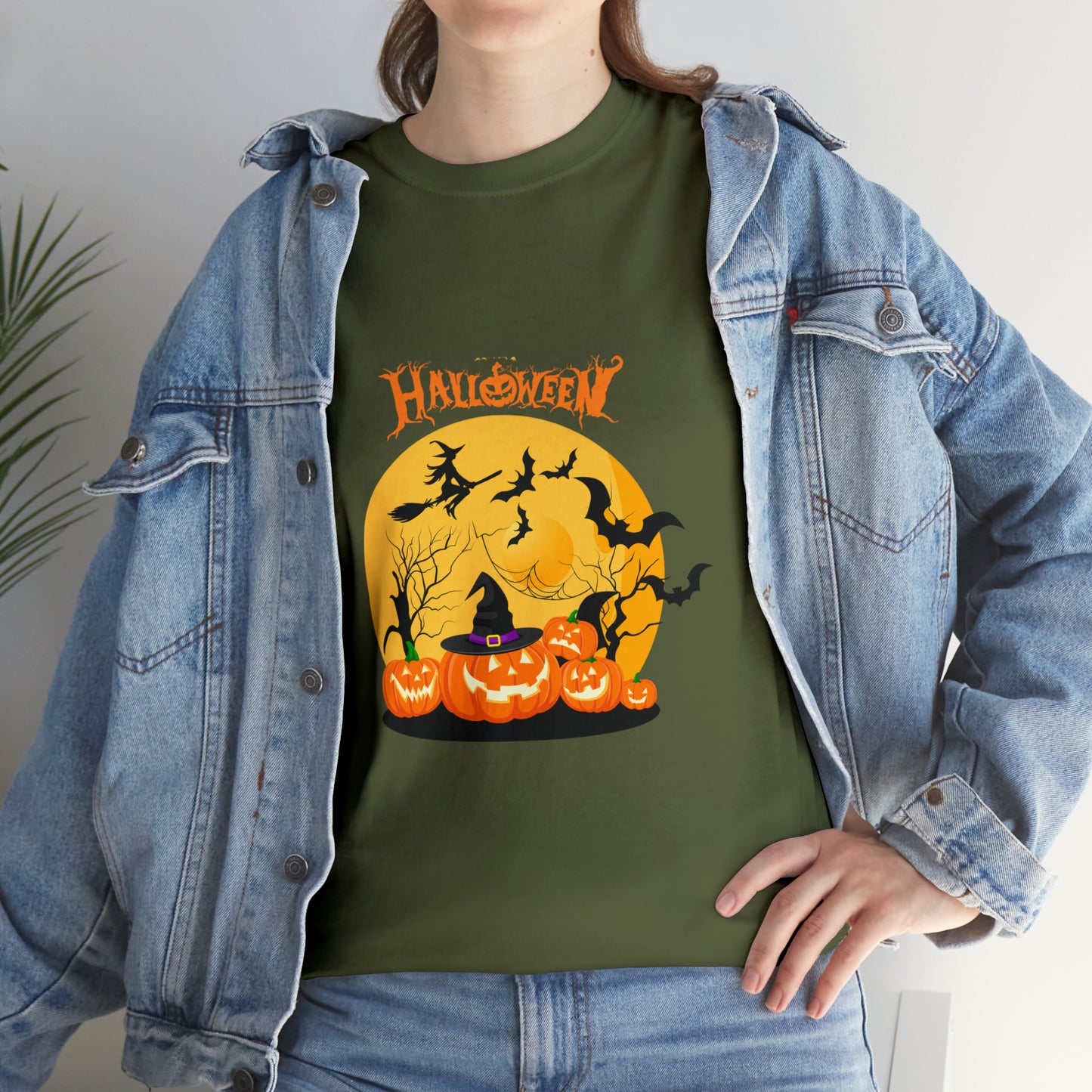 Halloween Pumpkin's Heavy Cotton Tee