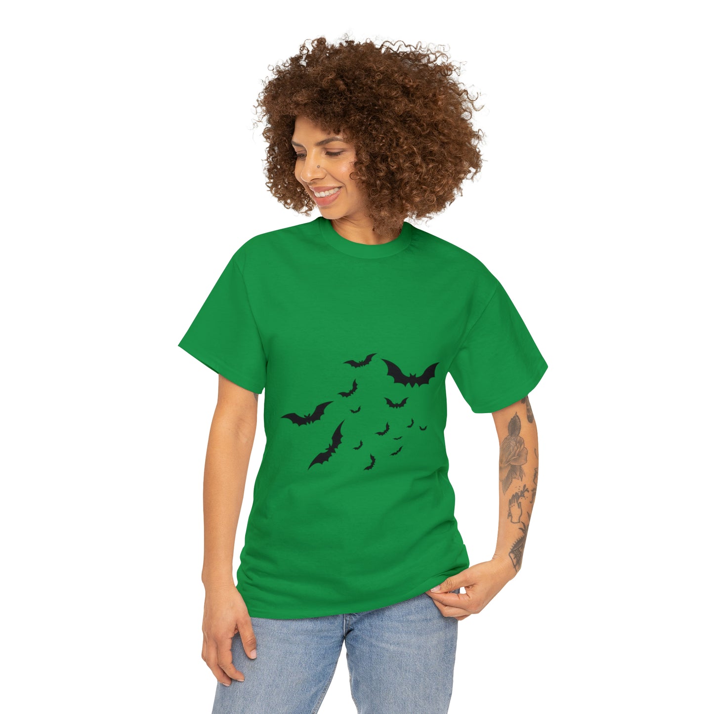 Halloween Bats Heavy Cotton Tee