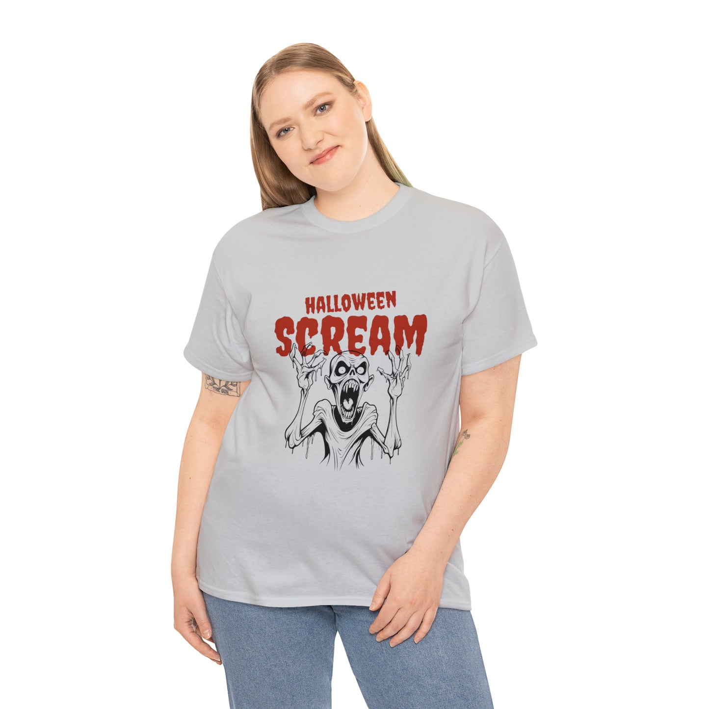 Halloween Scream Heavy Cotton Tee