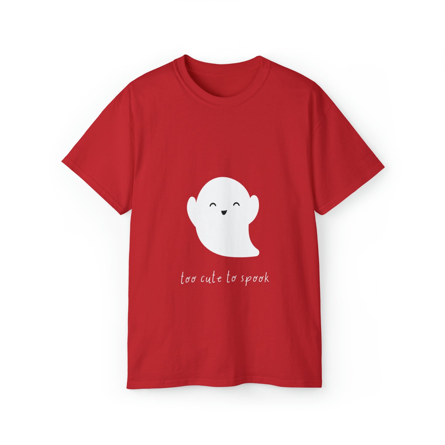 Halloween Too Cute Ghost Ultra Cotton Tee