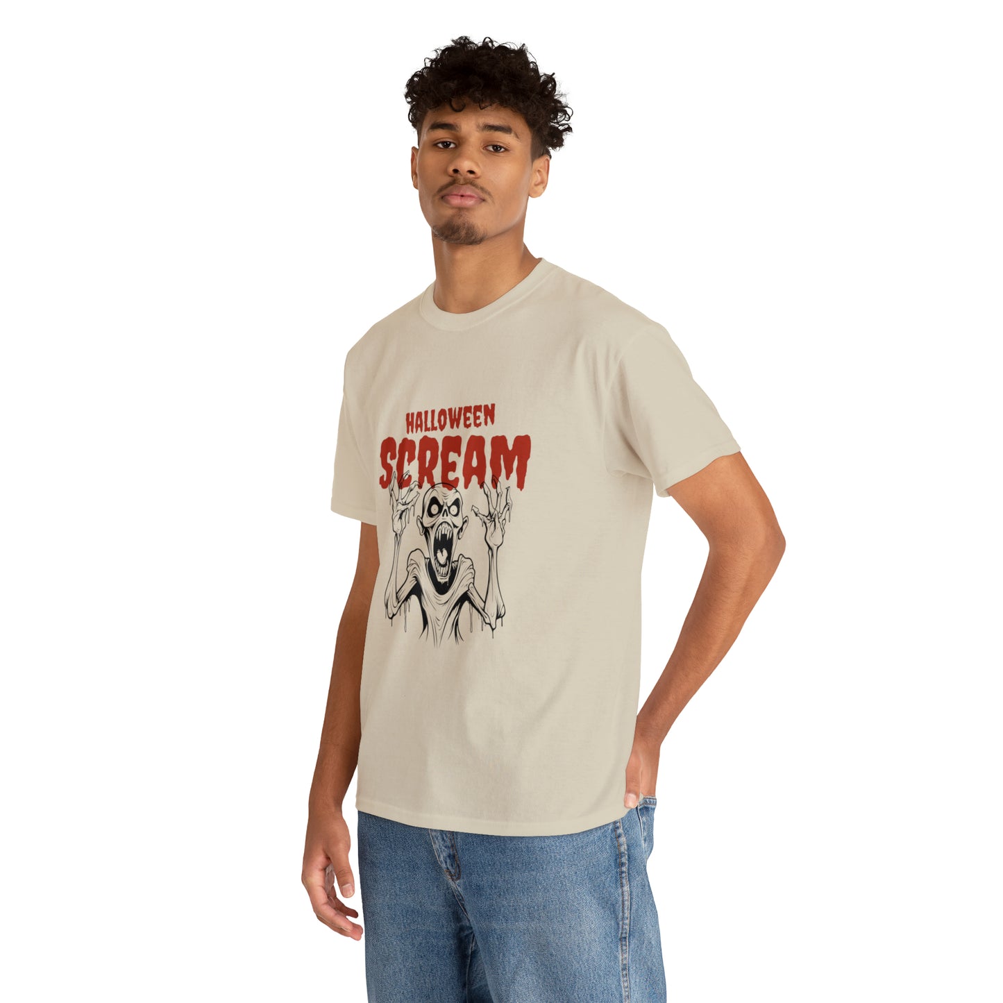 Halloween Scream Heavy Cotton Tee