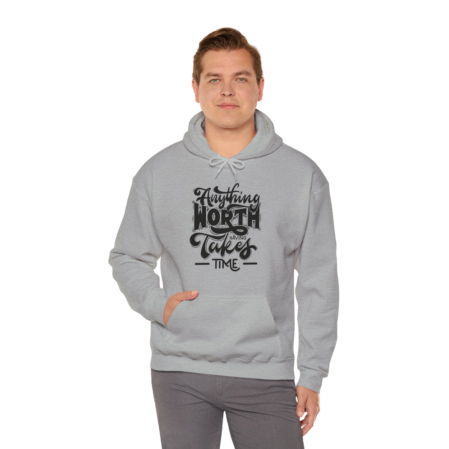 Anything Worth Heavy Blend™ Hooded Sweatshirt