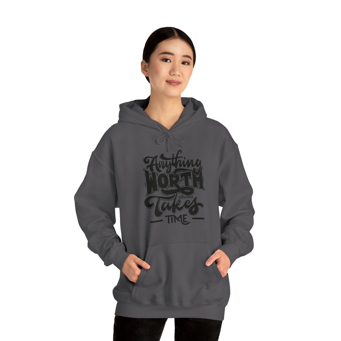 Anything Worth Heavy Blend™ Hooded Sweatshirt