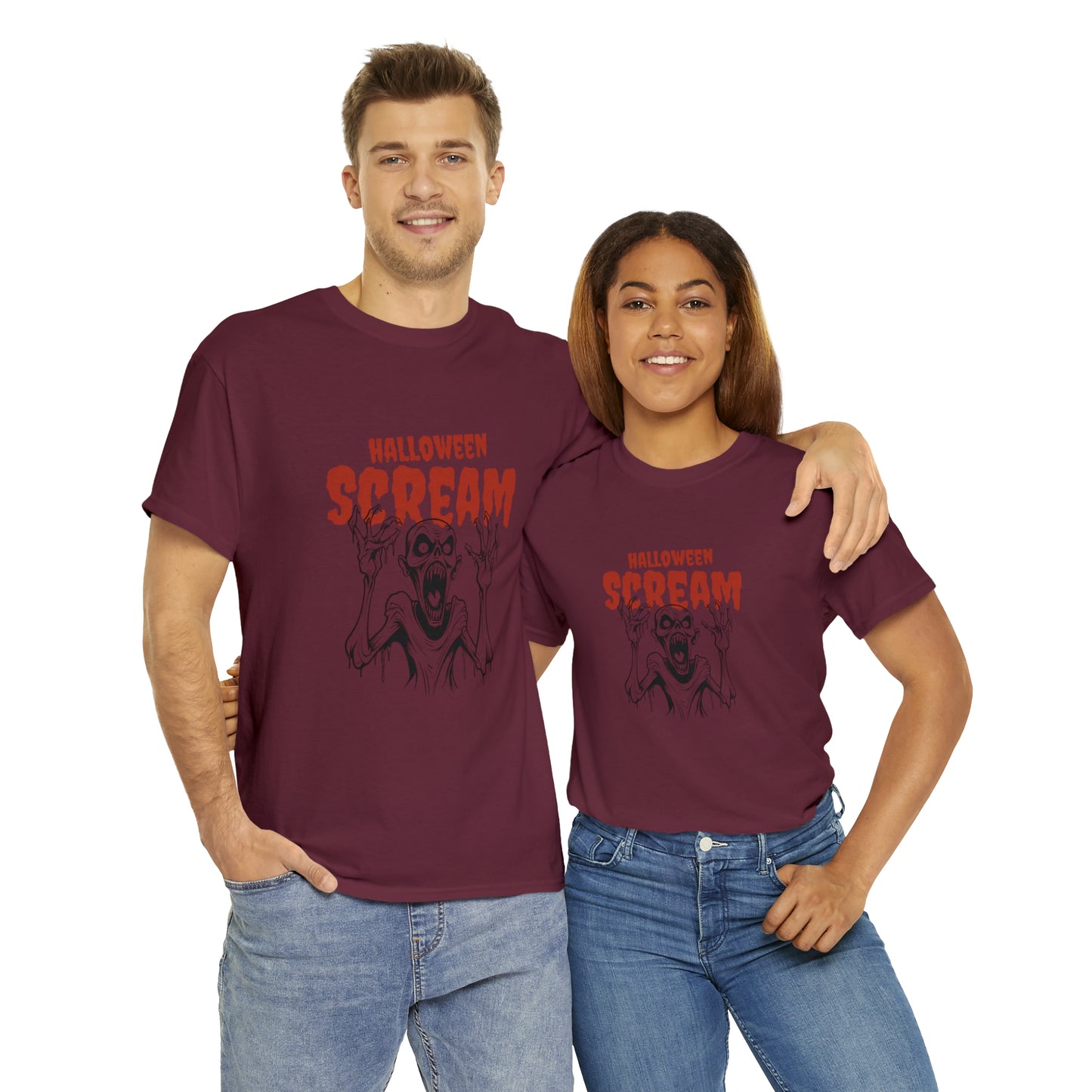 Halloween Scream Heavy Cotton Tee