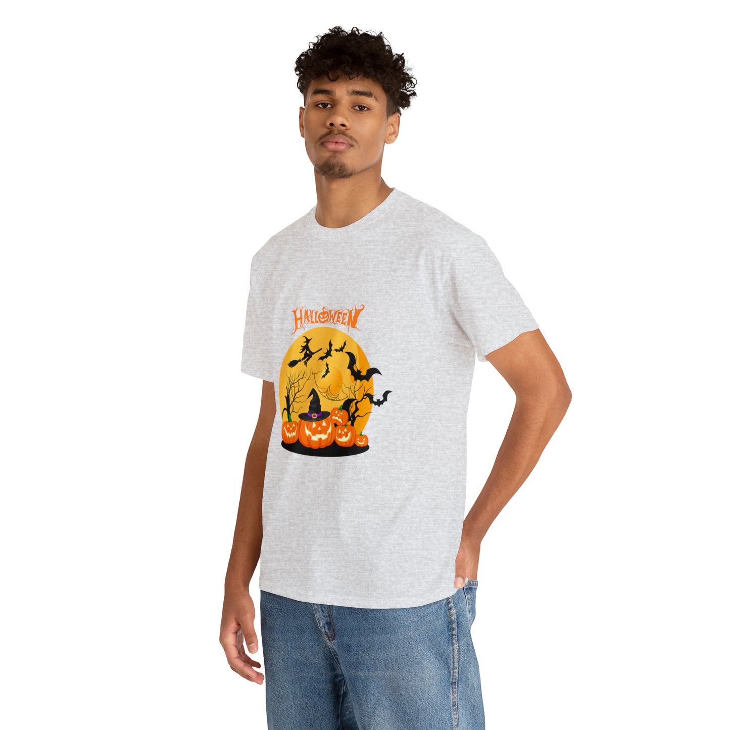 Halloween Pumpkin's Heavy Cotton Tee