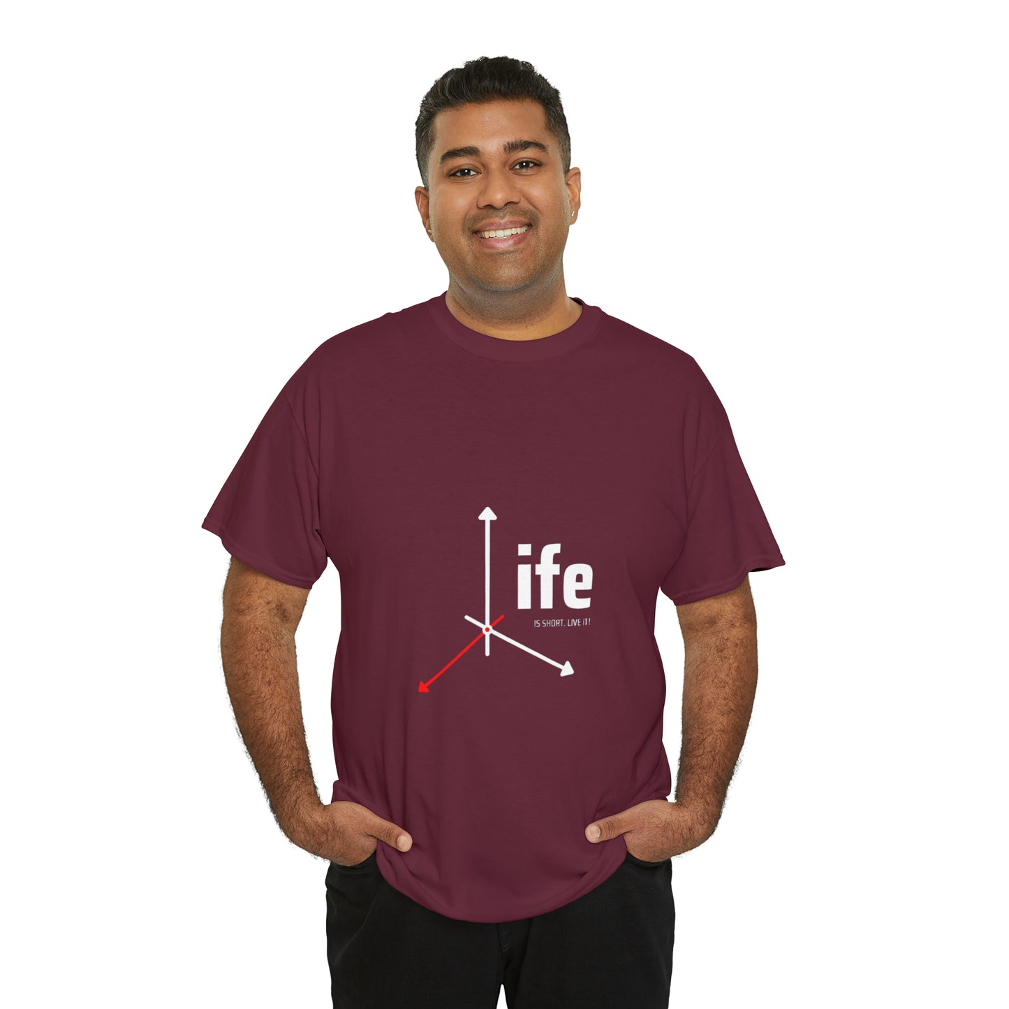 Life is Short Heavy Cotton Tee