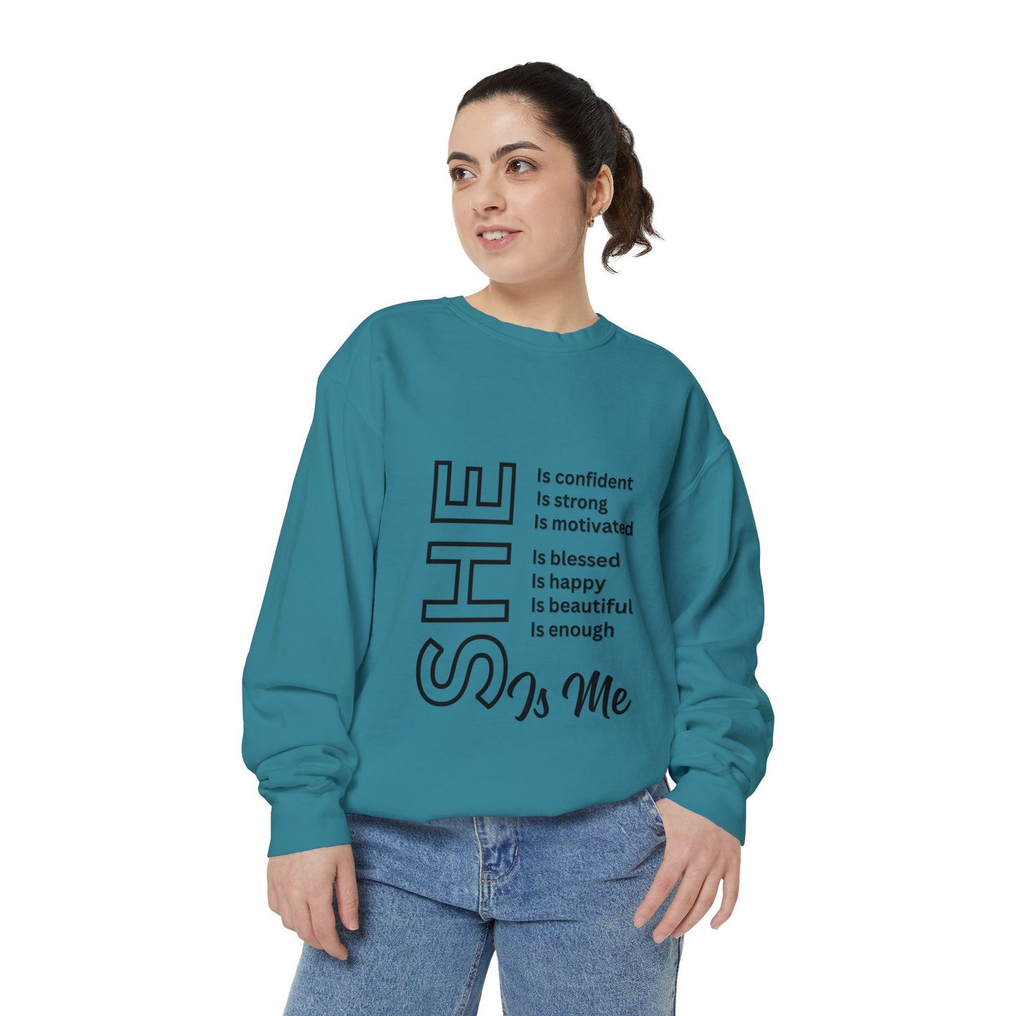 Confident SHE Garment-Dyed Sweatshirt