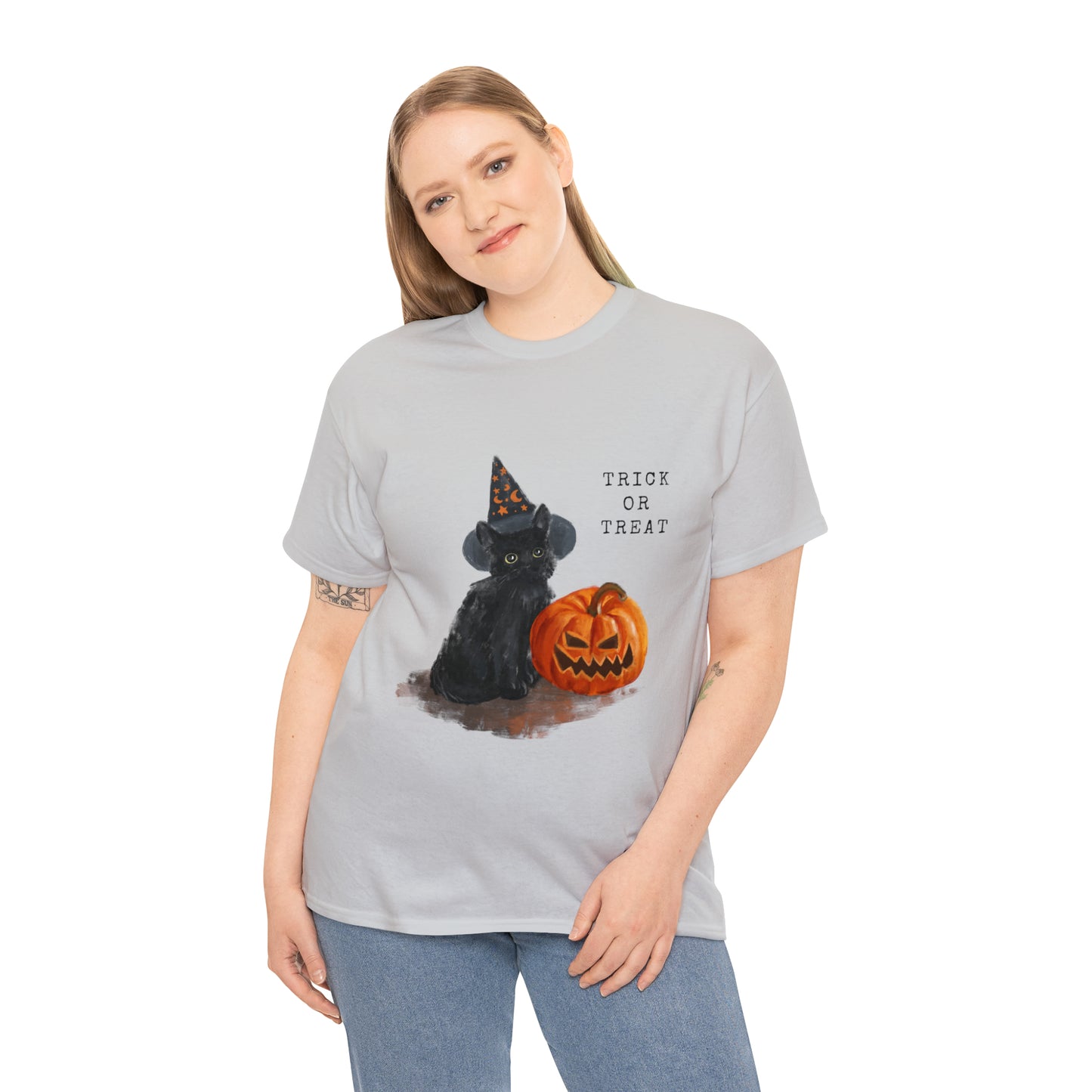 Boo Kitty Heavy Cotton Tee