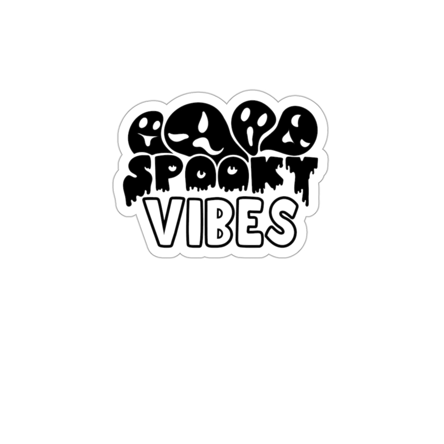 Spooky Vibes Kiss-Cut Stickers