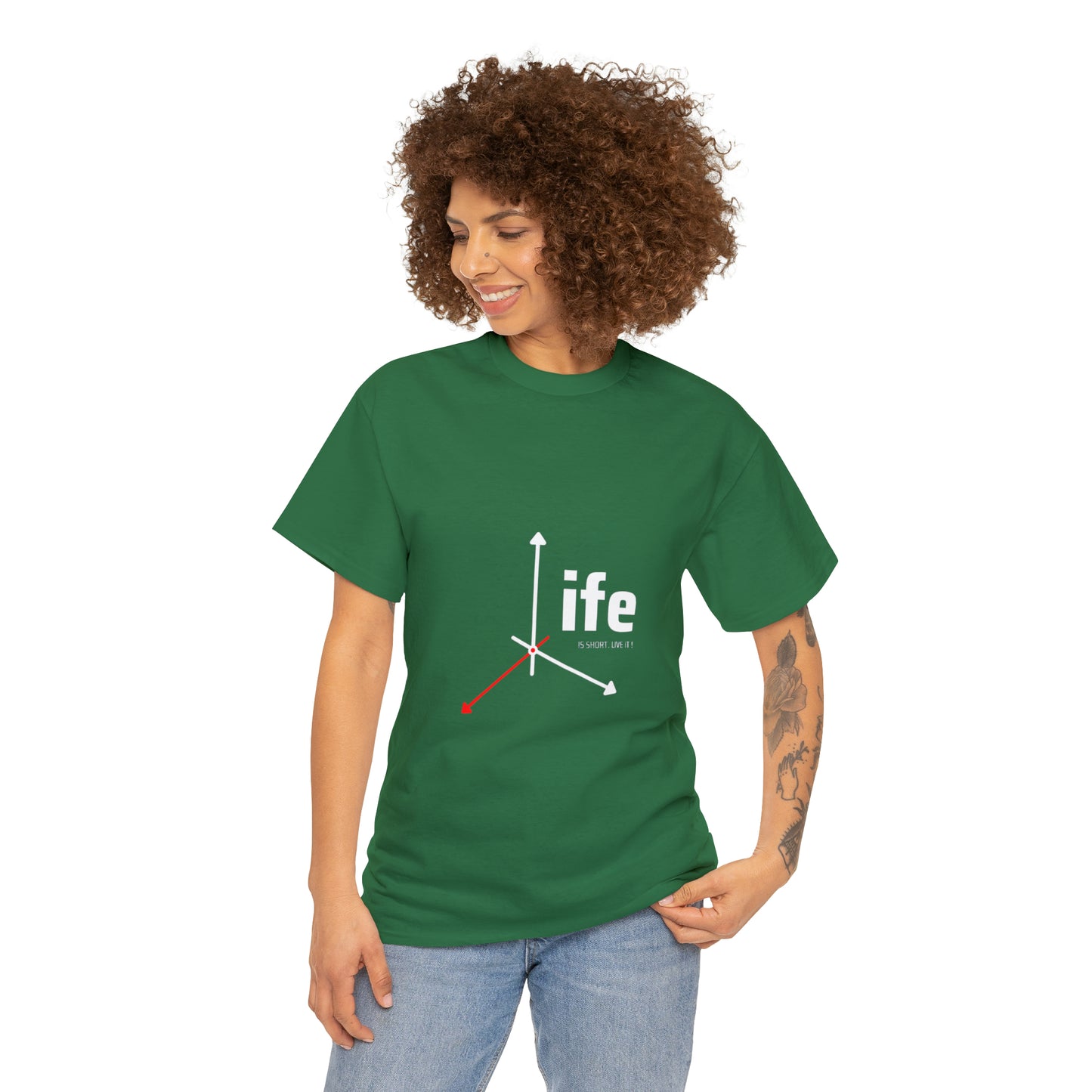 Life is Short Heavy Cotton Tee