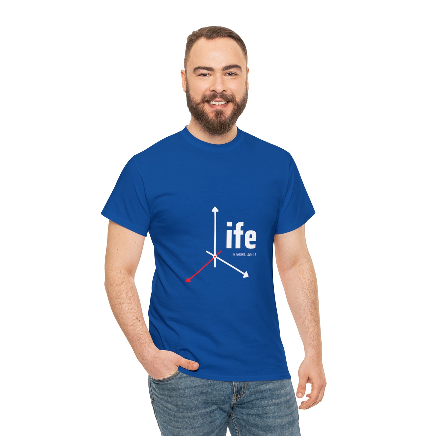 Life is Short Heavy Cotton Tee