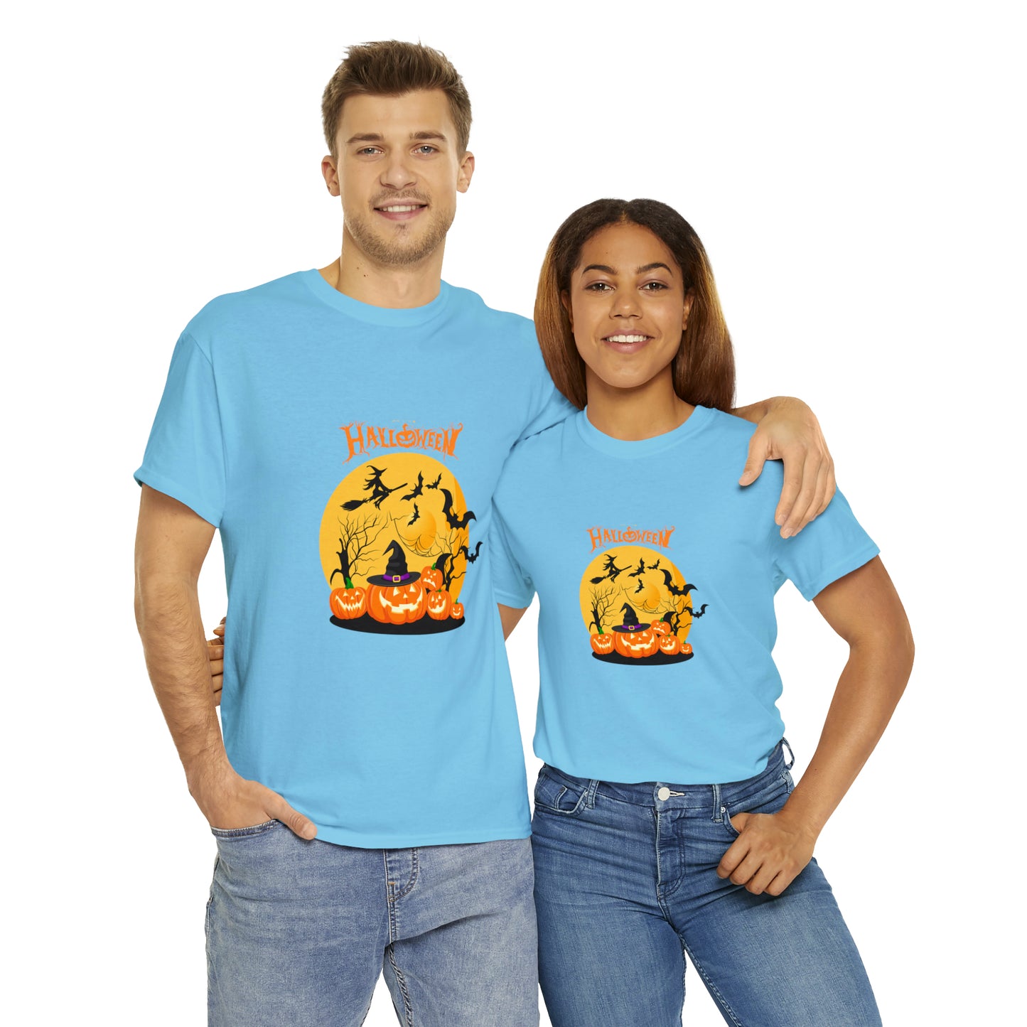 Halloween Pumpkin's Heavy Cotton Tee