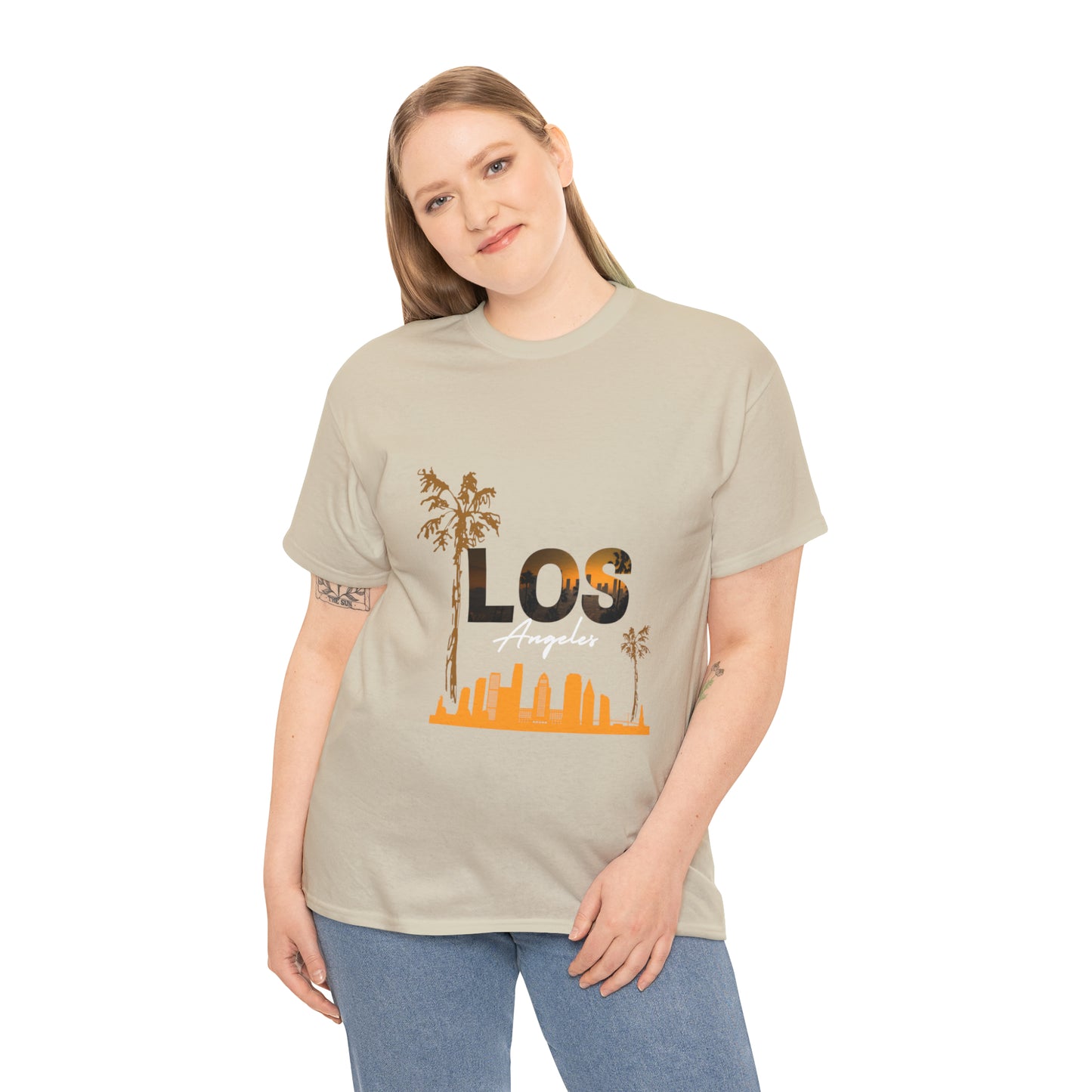 Los Angeles City Heavy Cotton Tee