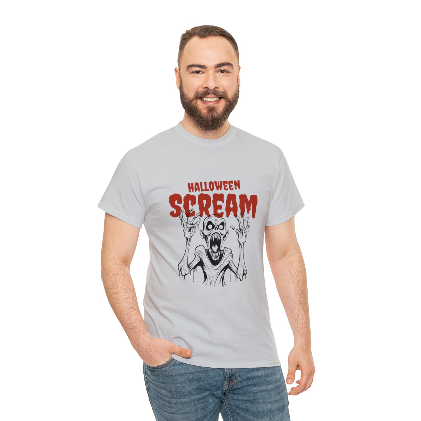 Halloween Scream Heavy Cotton Tee