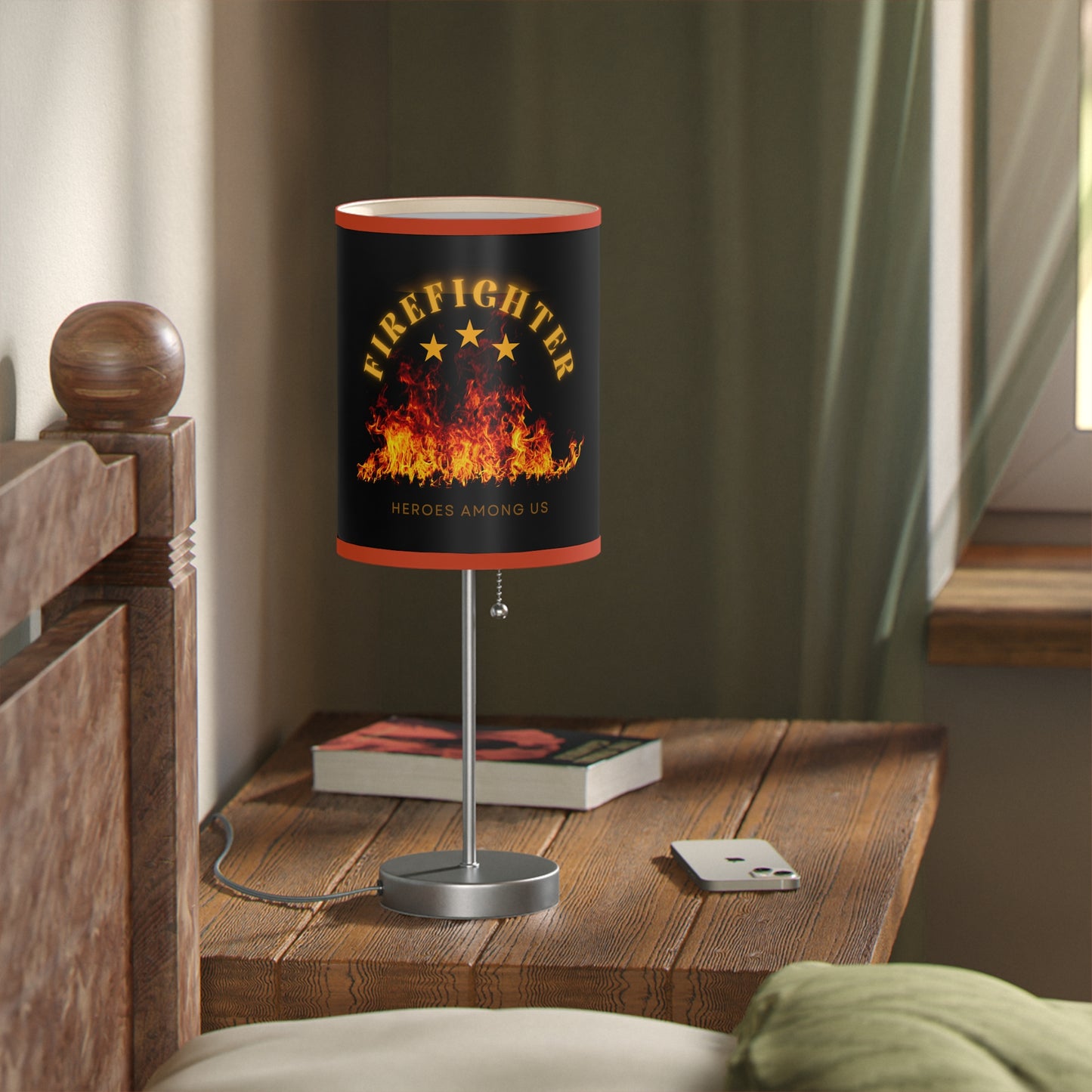 FireFighter Lamp on a Stand, US|CA plug