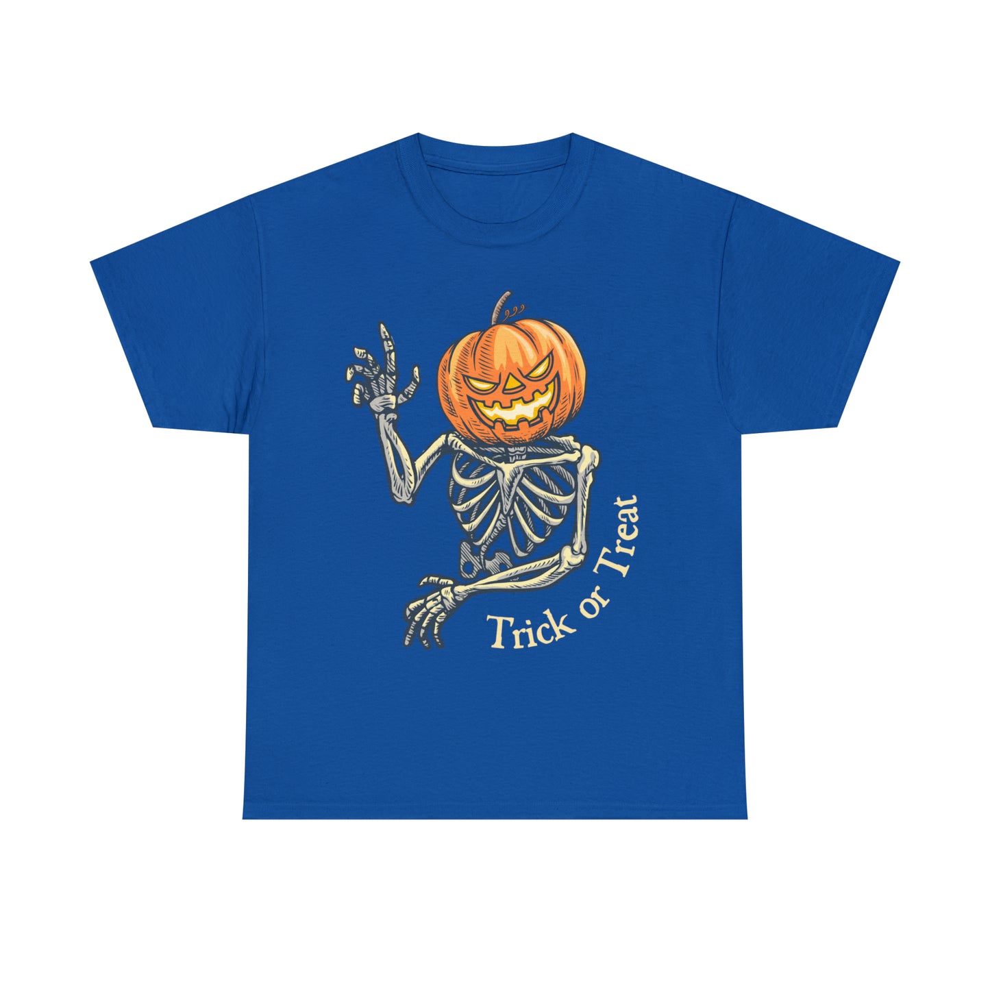 Trick or Treat Skeleton Heavy Cotton Tee