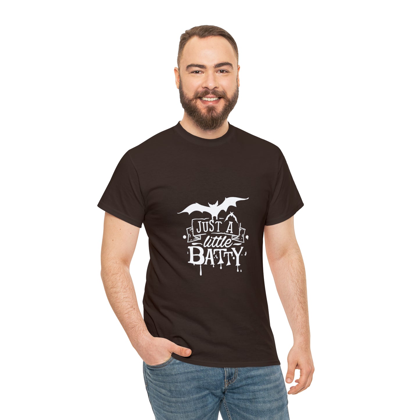 Just a Little Batty Heavy Cotton Tee