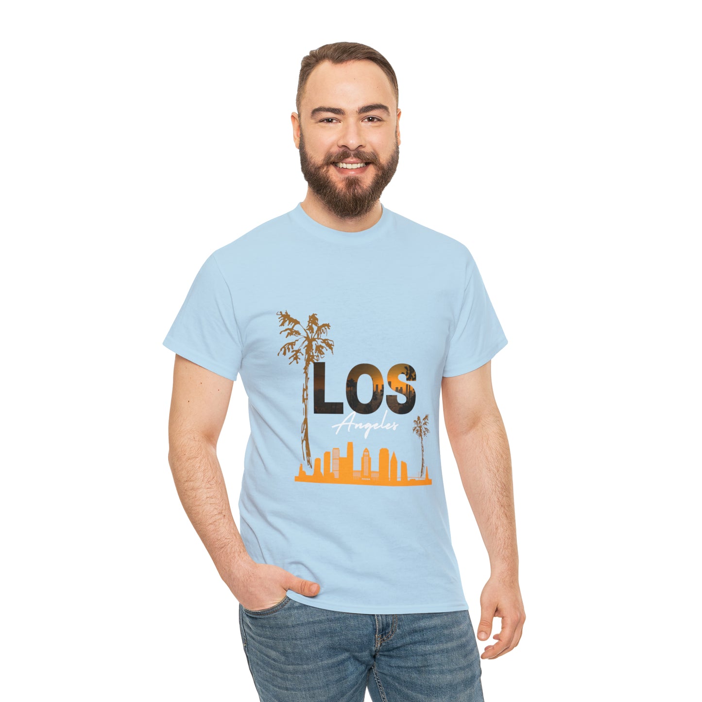 Los Angeles City Heavy Cotton Tee