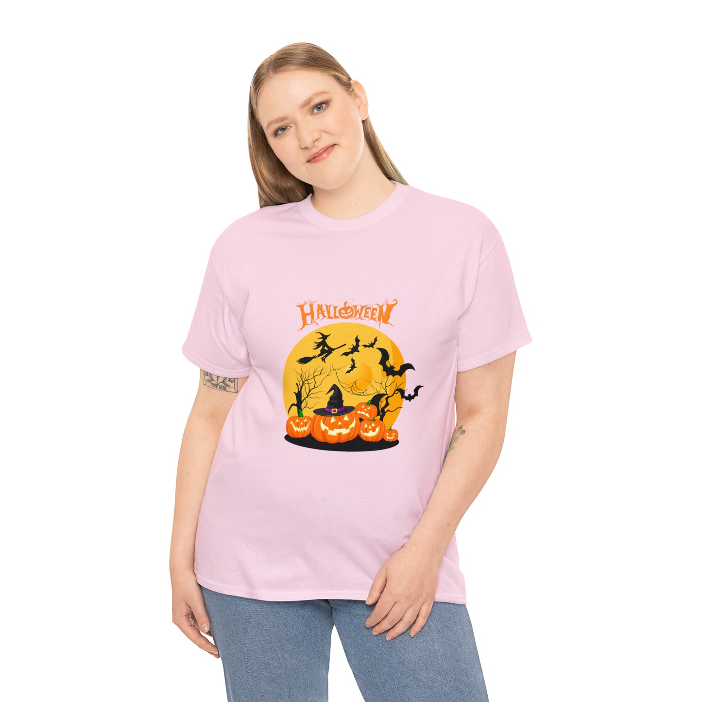 Halloween Pumpkin's Heavy Cotton Tee