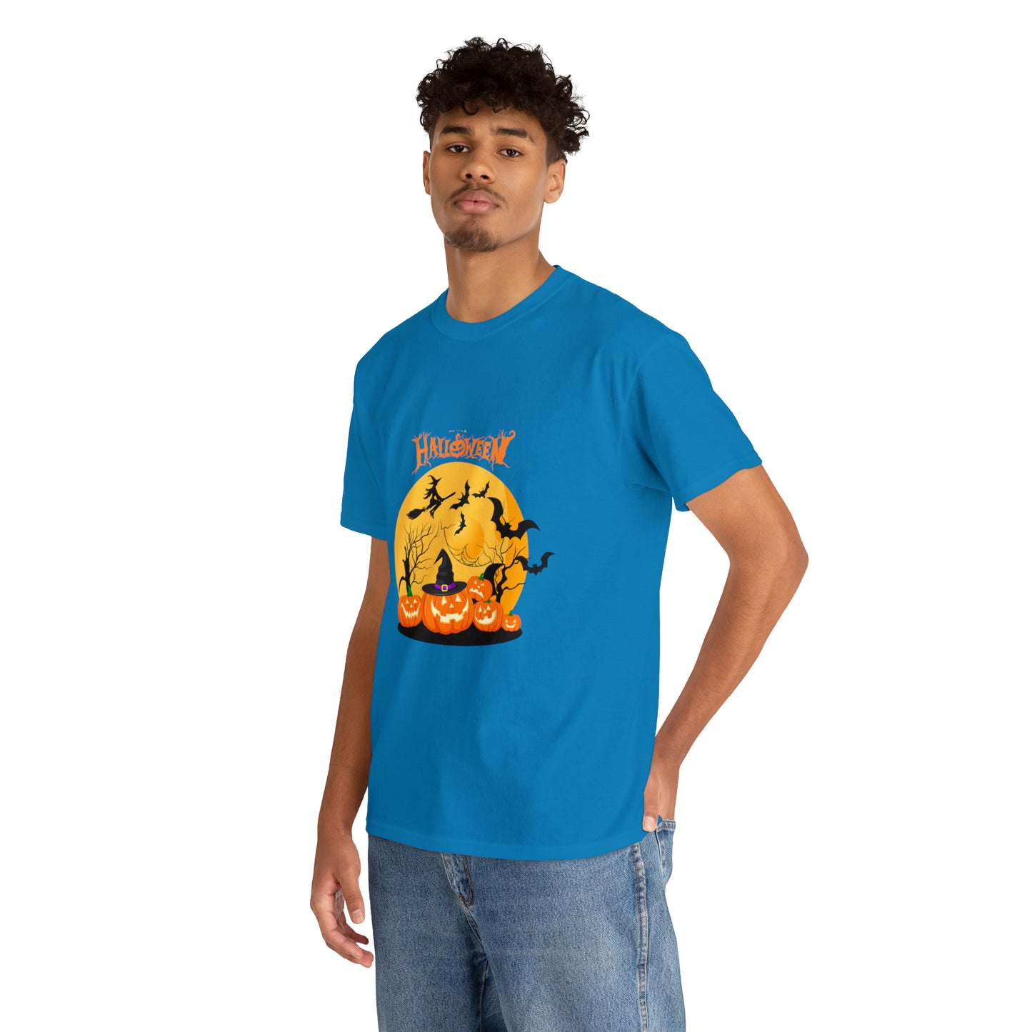 Halloween Pumpkin's Heavy Cotton Tee