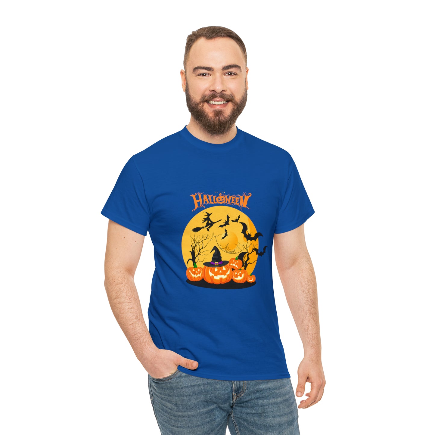 Halloween Pumpkin's Heavy Cotton Tee