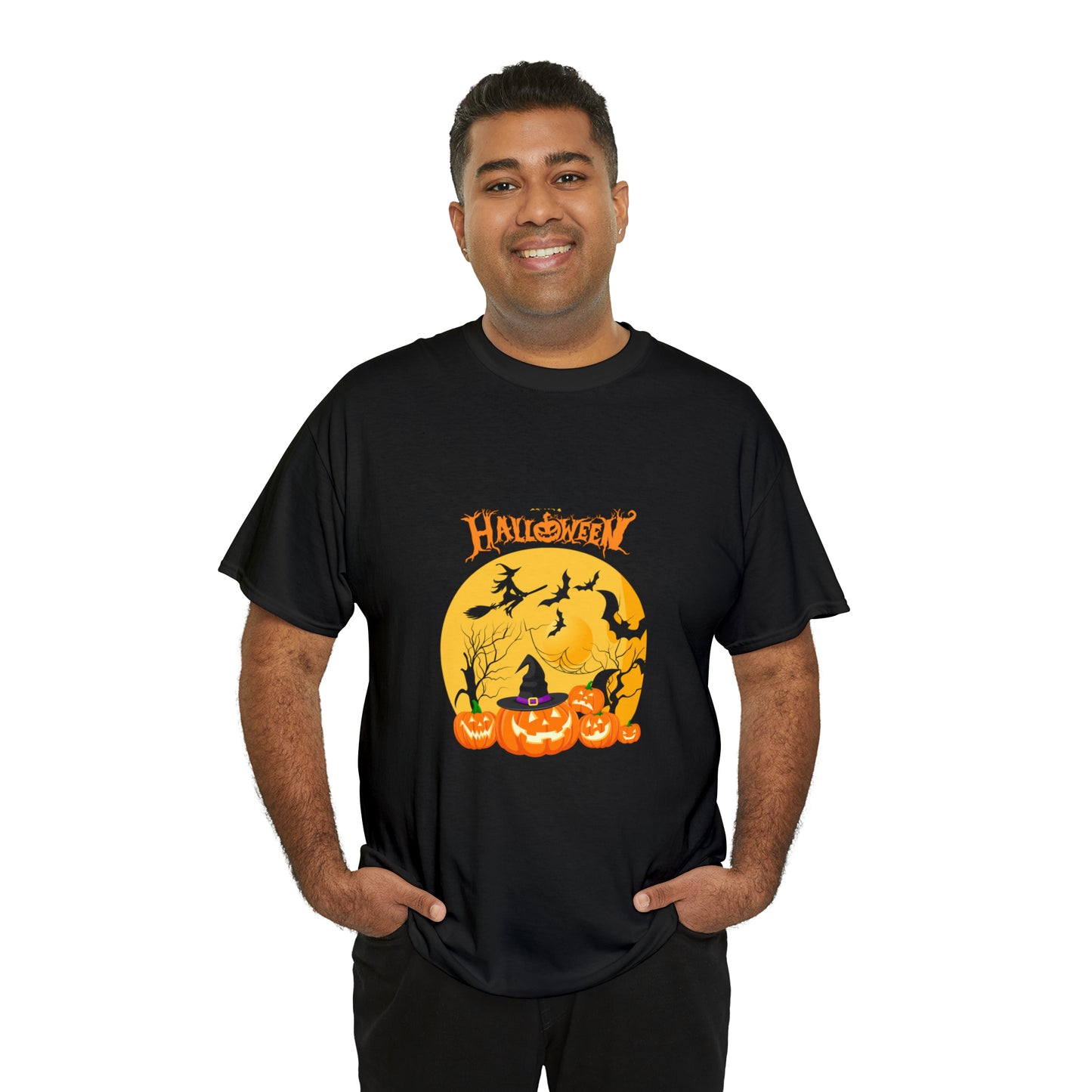 Halloween Pumpkin's Heavy Cotton Tee