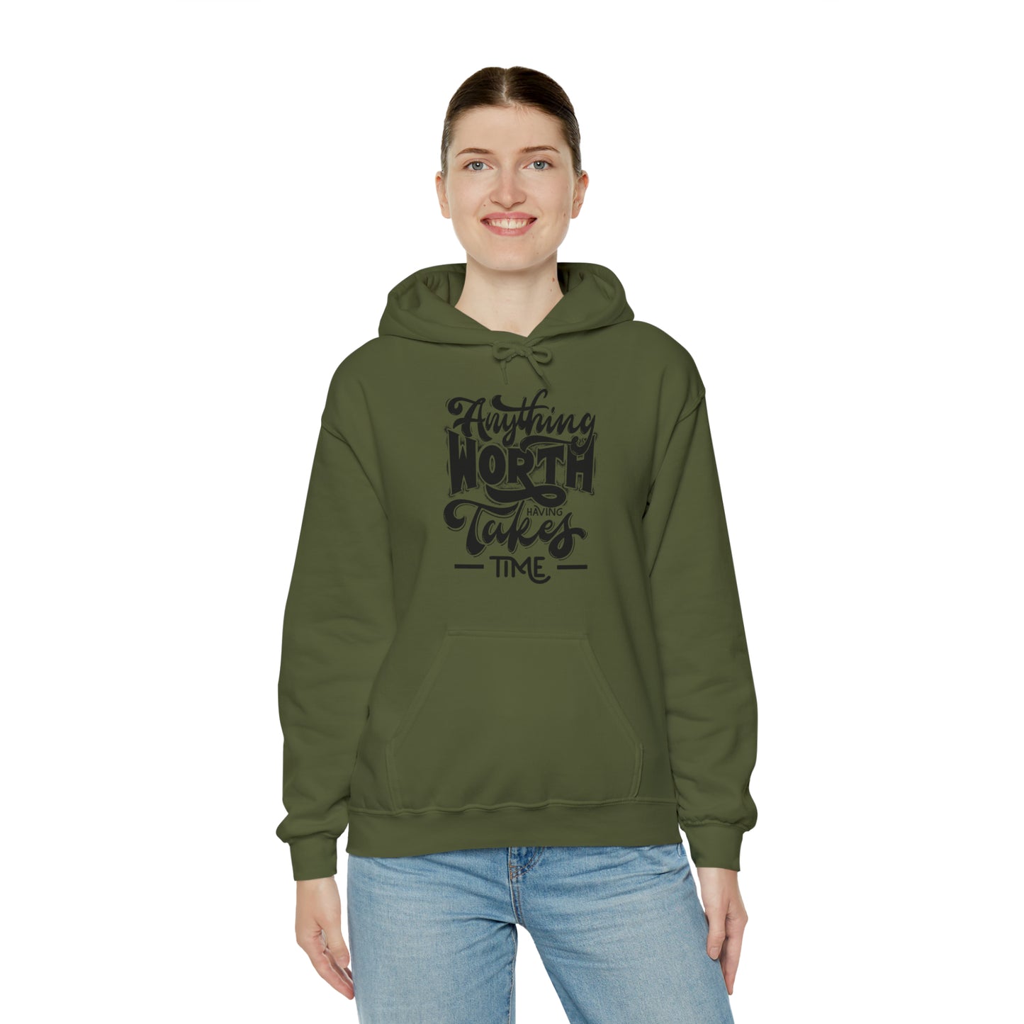 Anything Worth Heavy Blend™ Hooded Sweatshirt