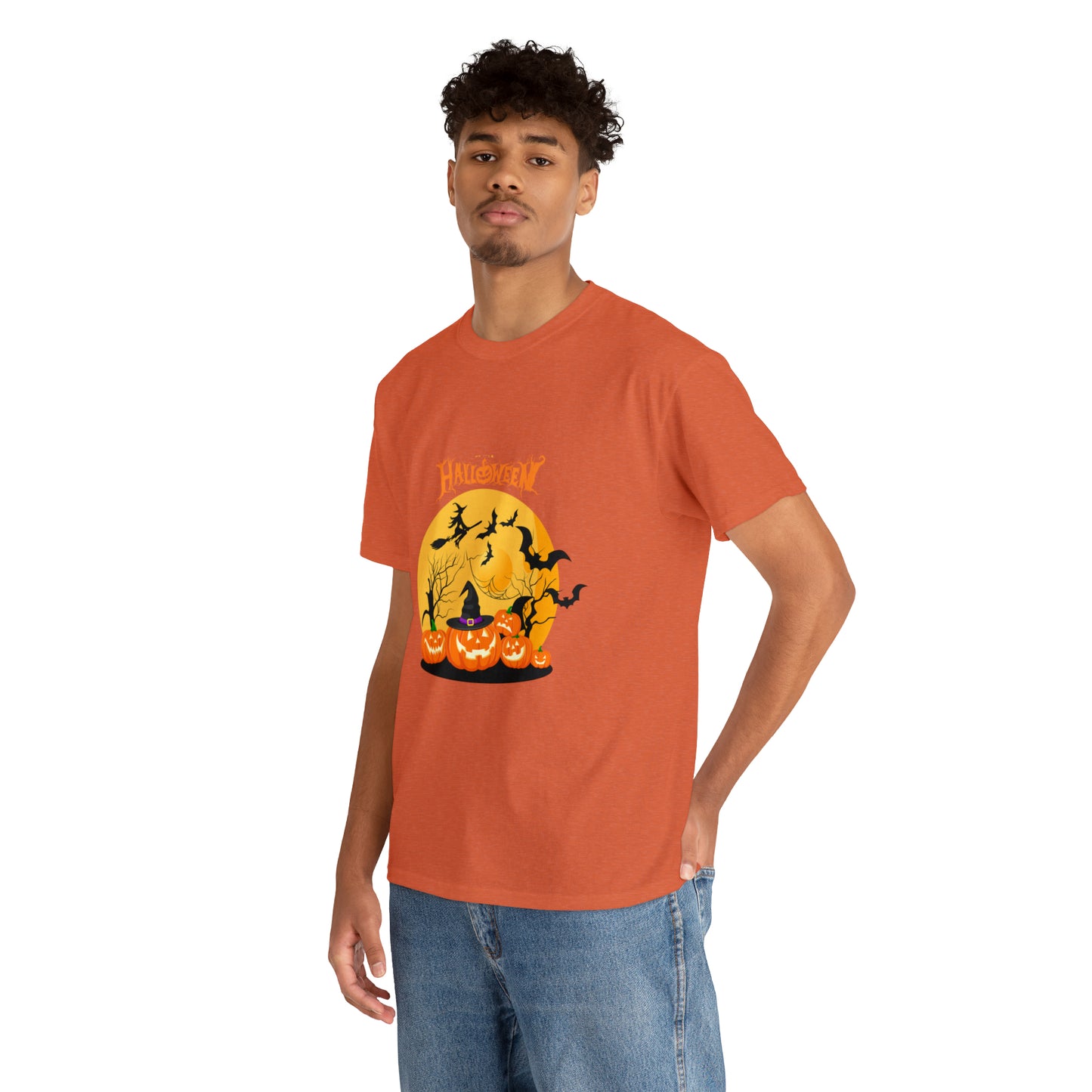 Halloween Pumpkin's Heavy Cotton Tee