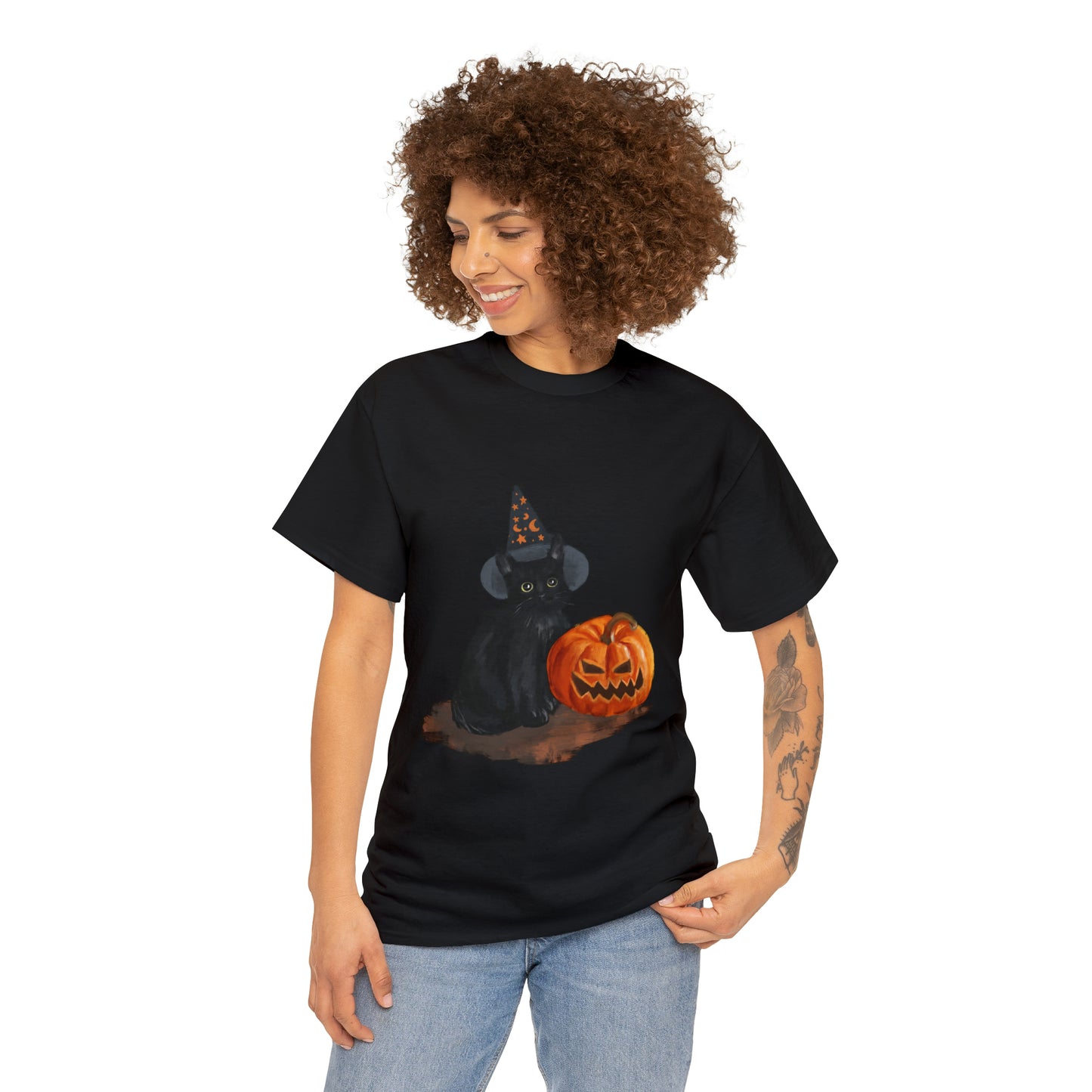 Boo Kitty Heavy Cotton Tee