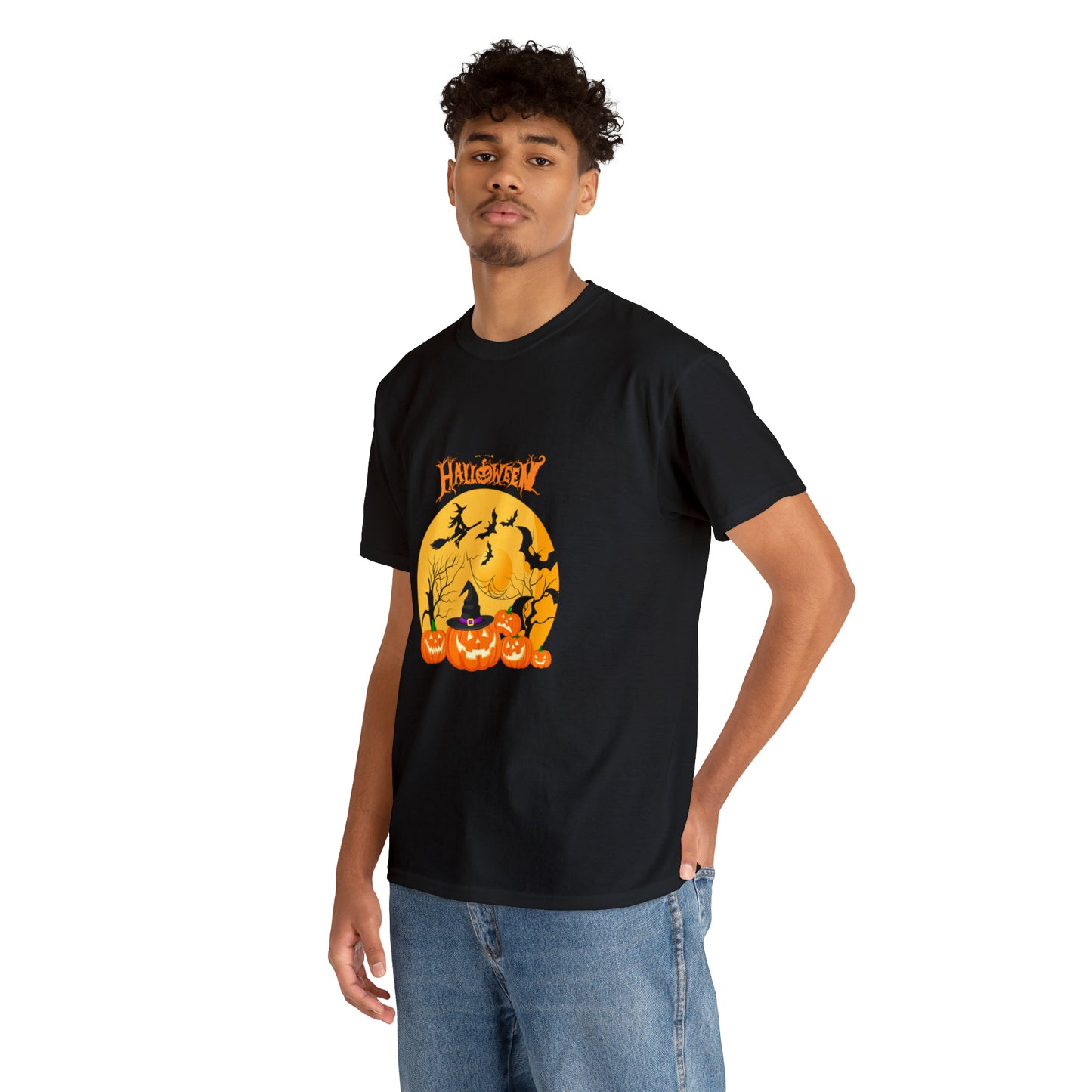 Halloween Pumpkin's Heavy Cotton Tee